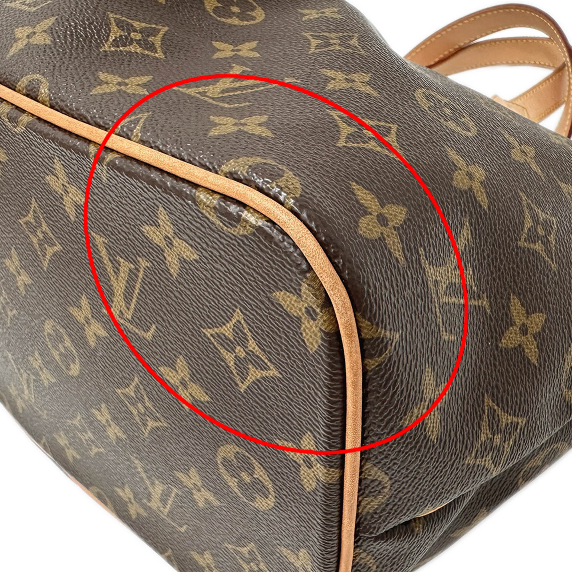 Louis Vuitton Brown Monogram Canvas Handbag Shoulder Bag (Pre-Owned)
