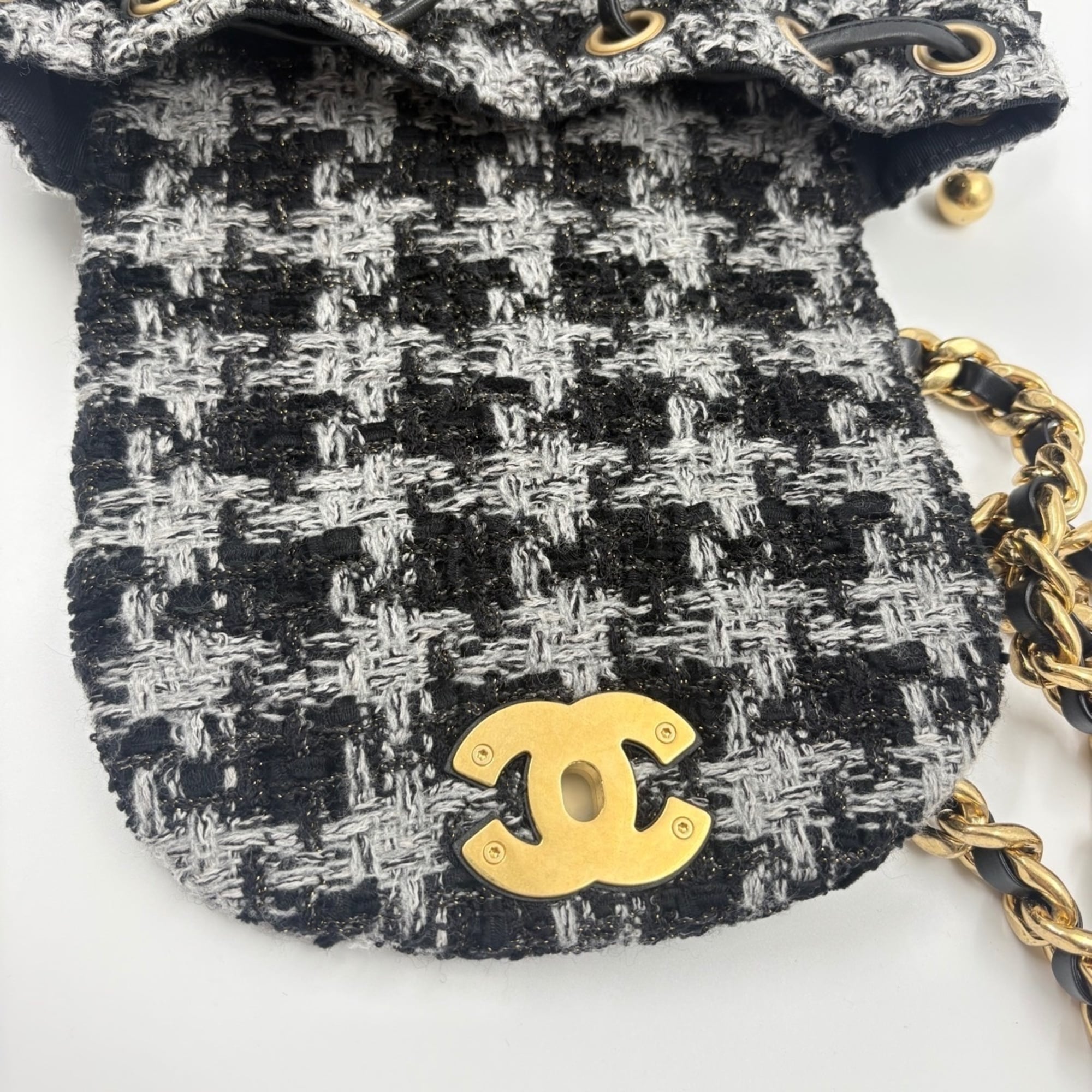 Chanel Clear Gray Backpack (Pre-Owned)