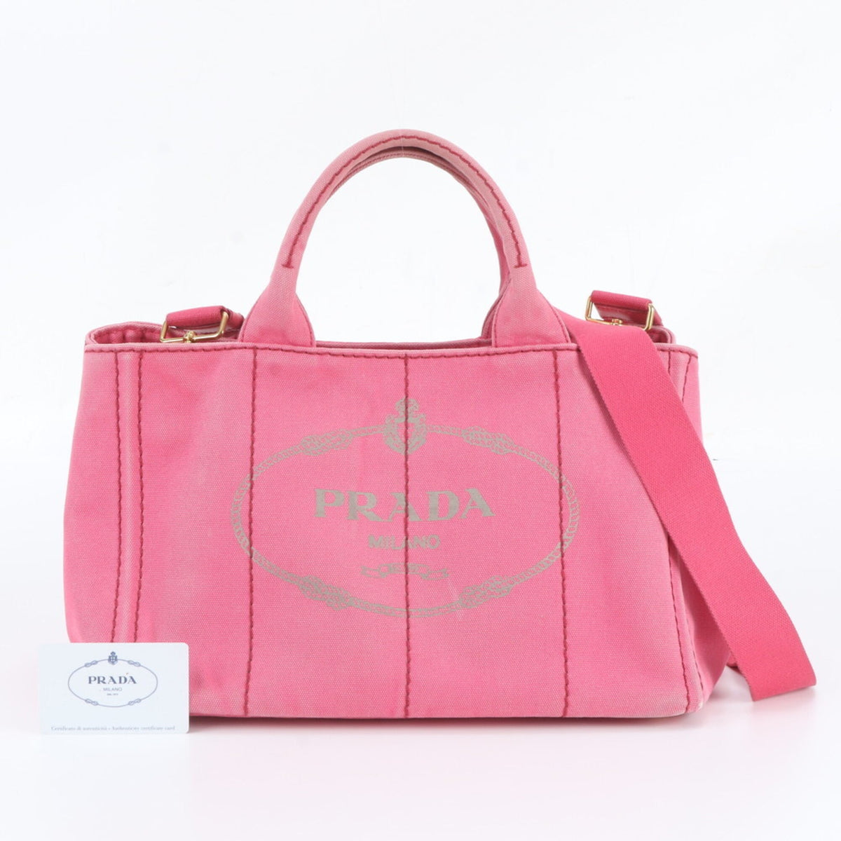 Prada Pink Shoulder Bag Tote Bag (Pre-Owned)