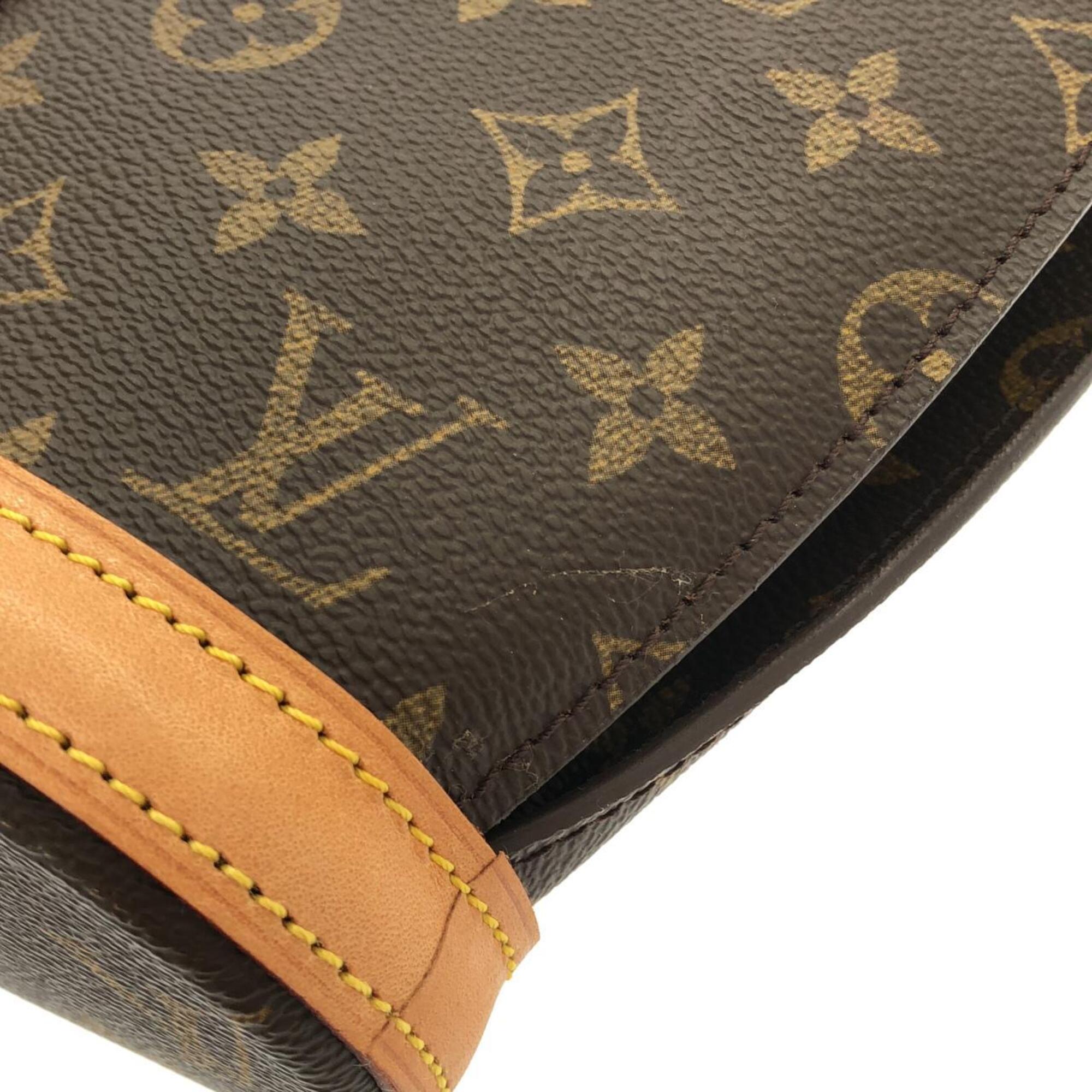 Louis Vuitton Brown Coated Canvas Handbag (Pre-Owned)