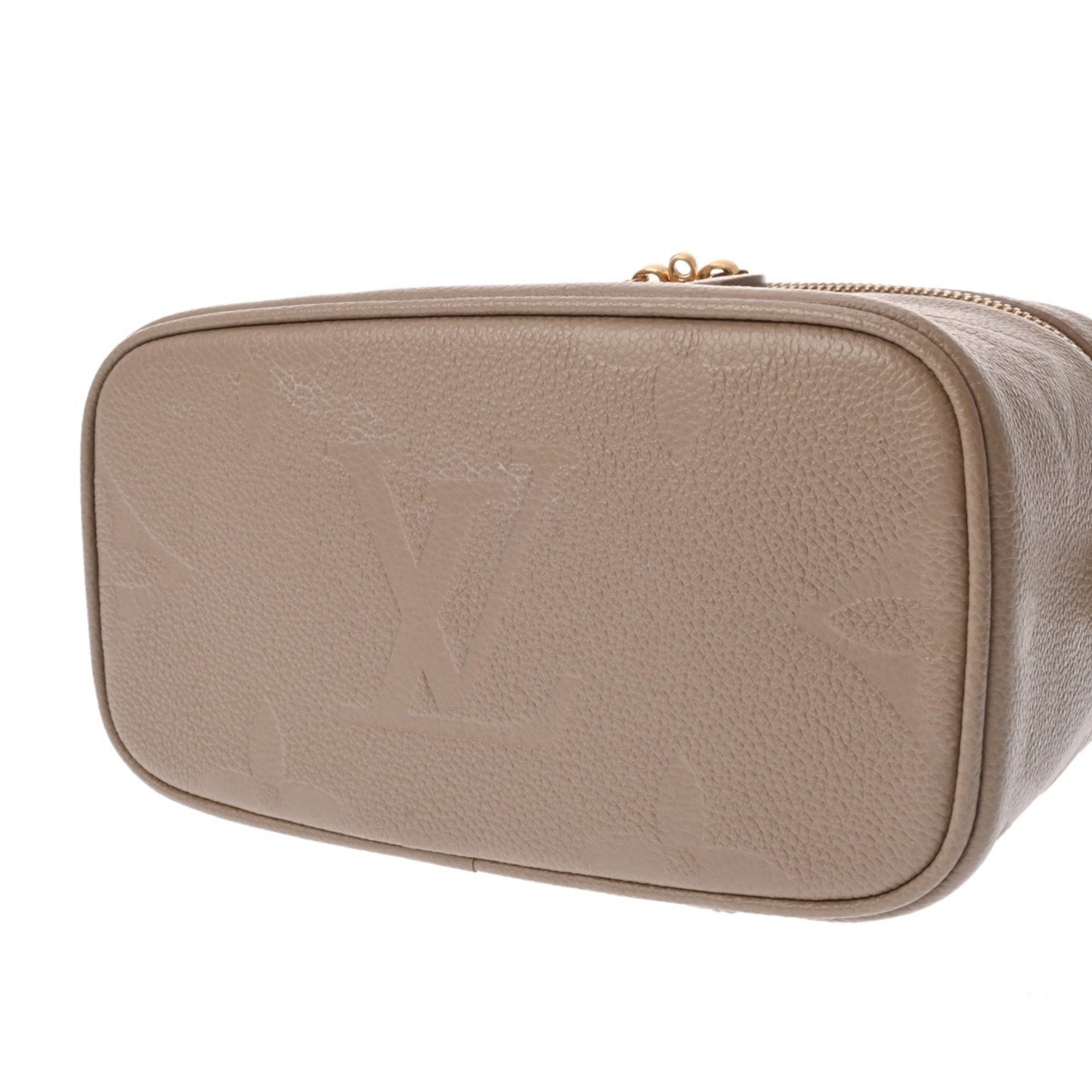 Louis Vuitton Cream Tourterelle Leather Vanity Bag (Pre-Owned)