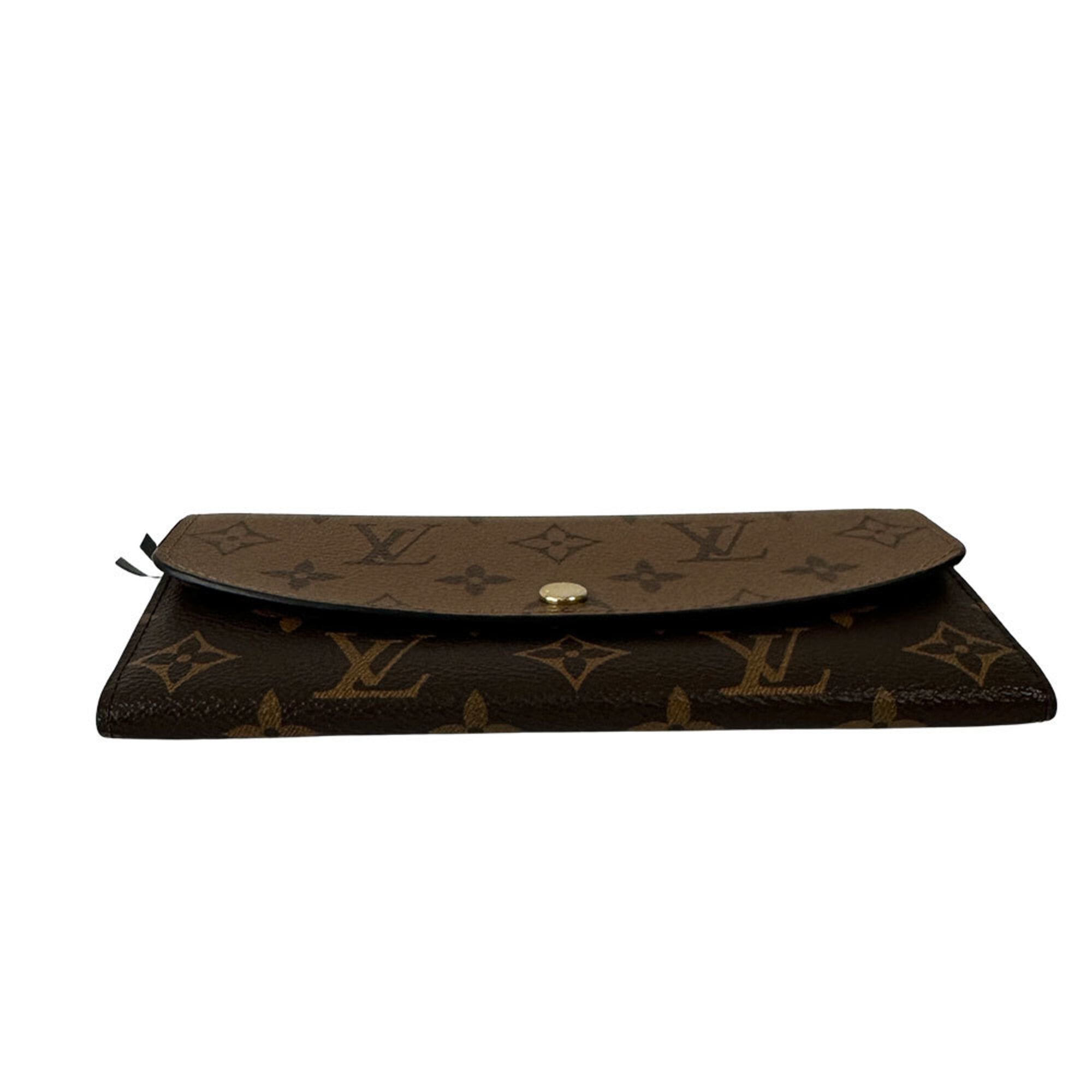 Louis Vuitton Monogram Reverse Monogram Reverse Monogram Canvas Long Wallet (Bi-Fold) (Pre-Owned)