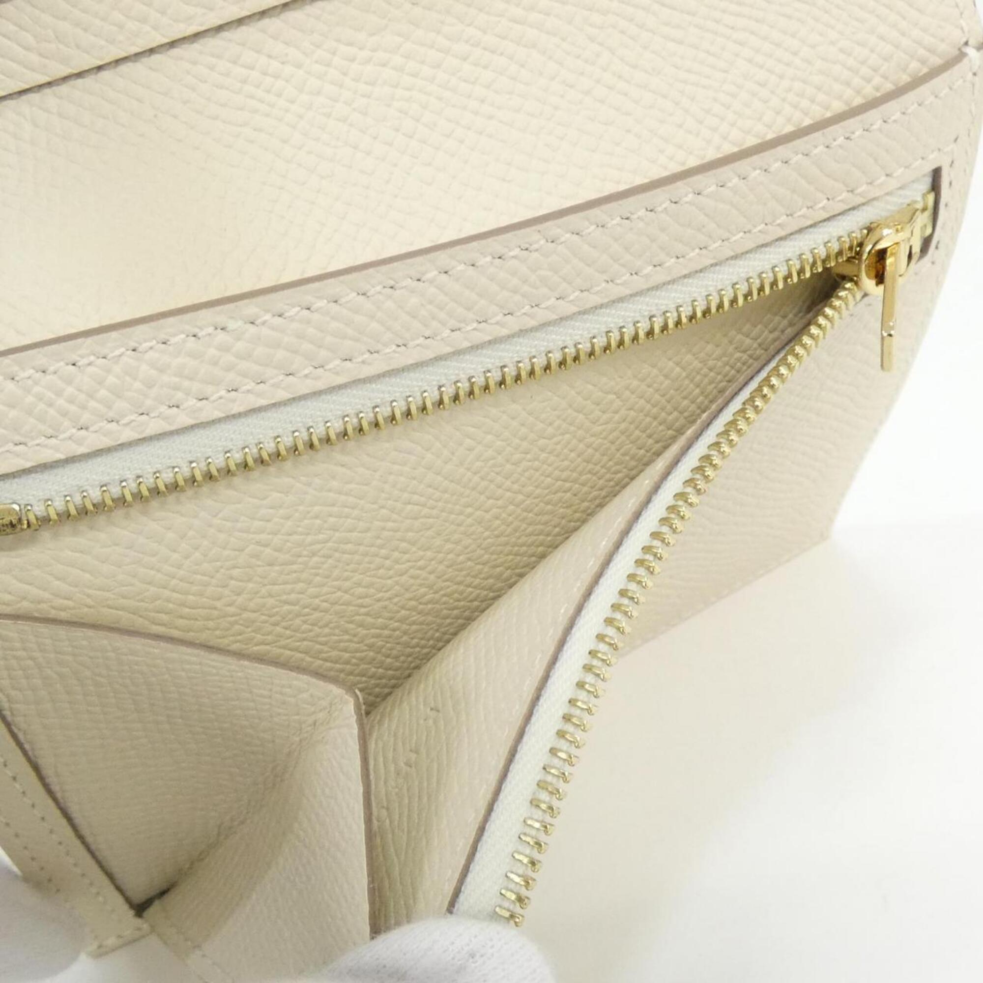 Hermes White Epsom Leather Wallet (Bi-Fold) (Pre-Owned)