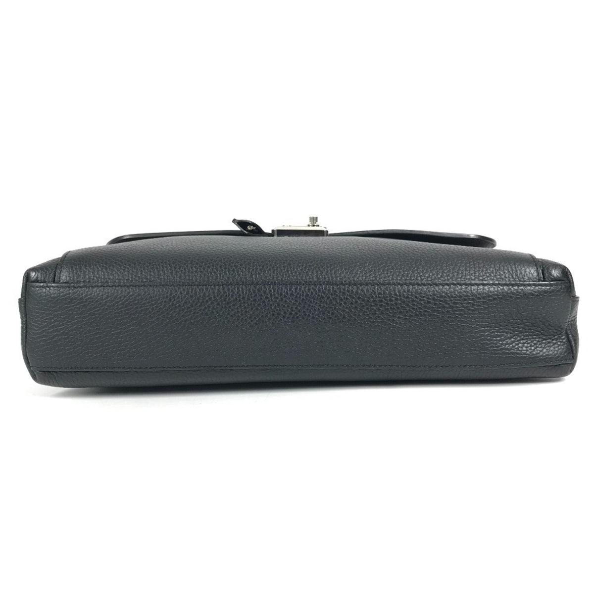 Louis Vuitton Black Leather Briefcase Handbag (Pre-Owned)
