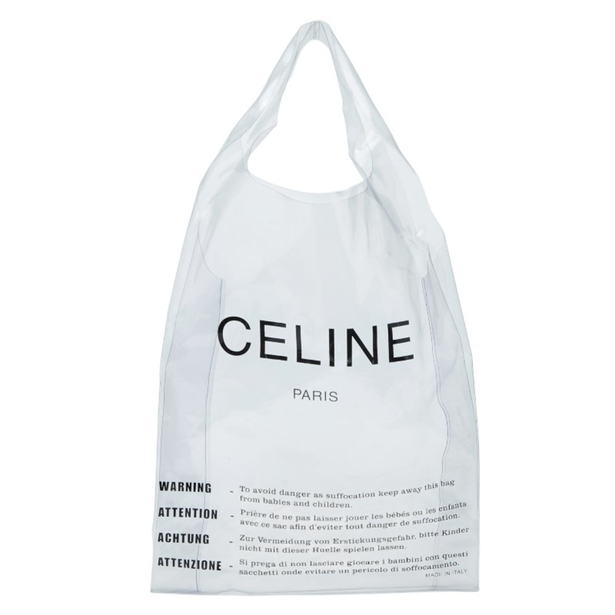 Celine Green Pvc Leather Clutch Bag (Pre-Owned)