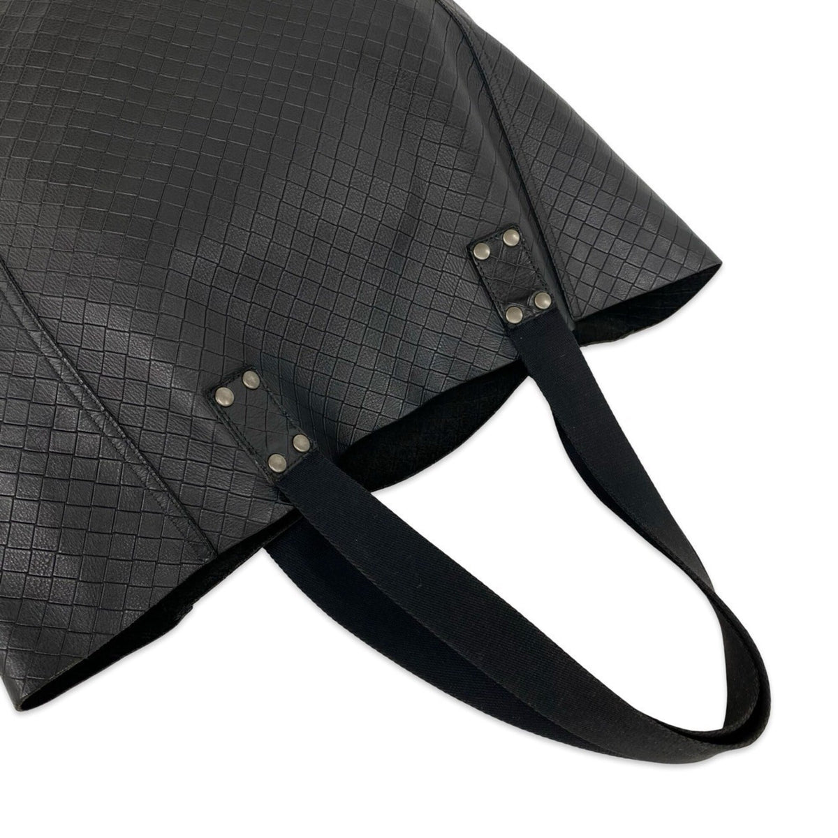 Bottega Veneta Black Leather Tote Bag (Pre-Owned)