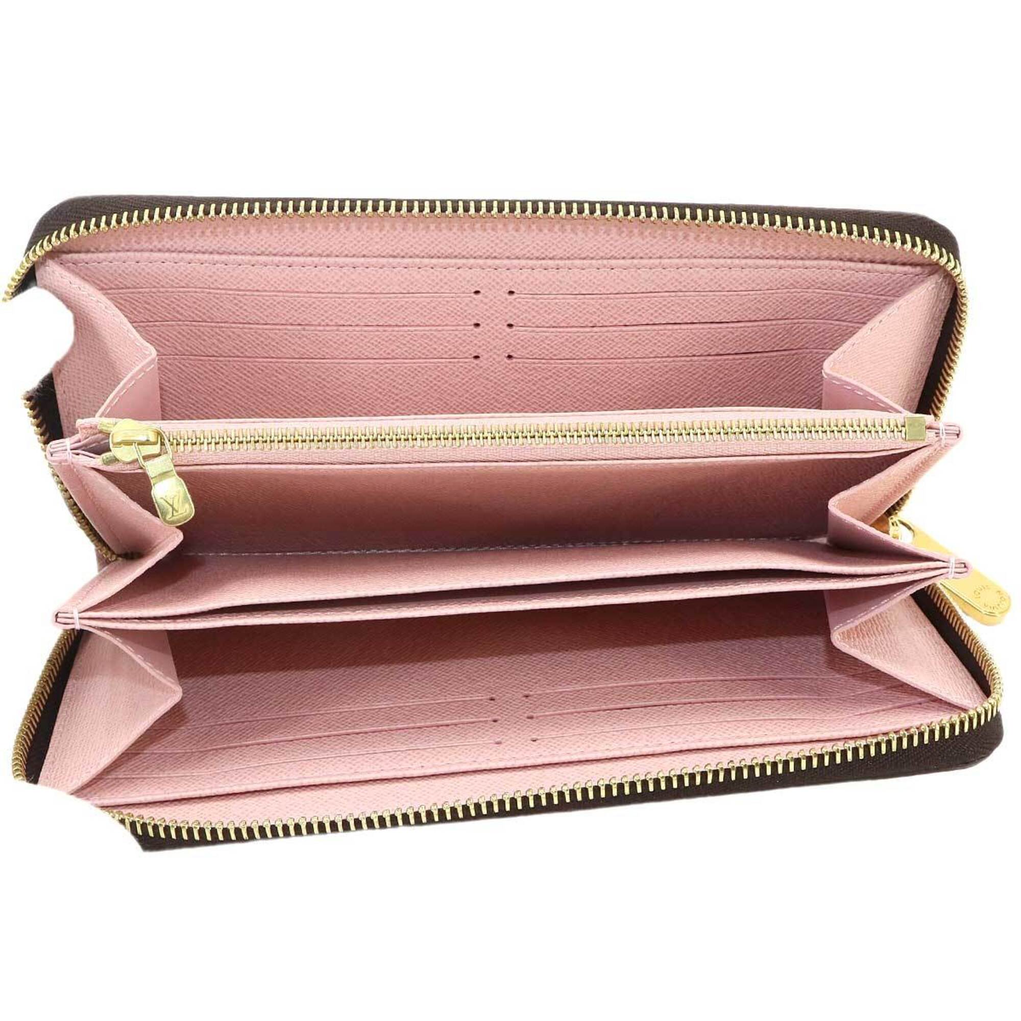 Louis Vuitton Monogram Rose Ballerine Monogram Long Wallet (Bi-Fold) (Pre-Owned)