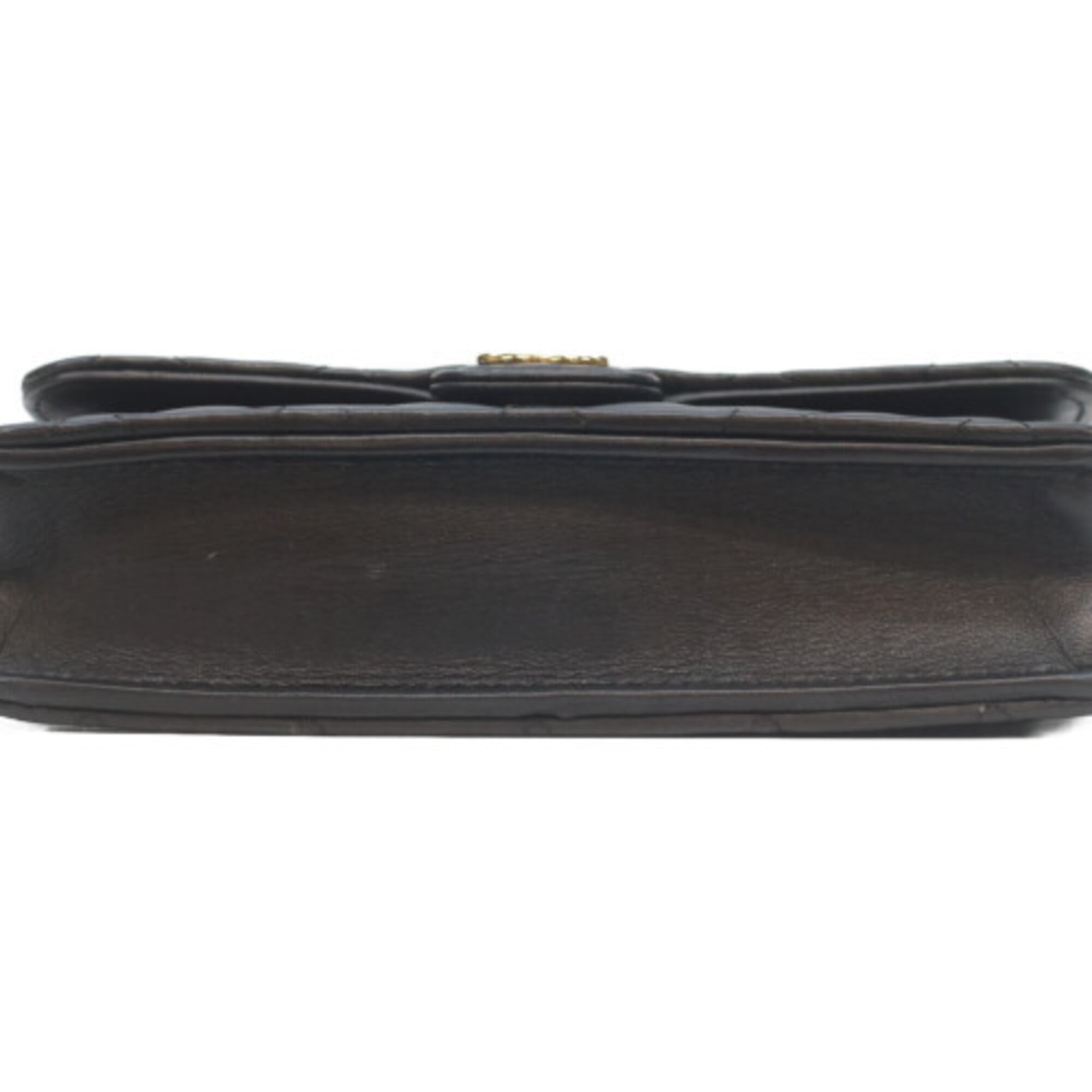 Chanel Black Leather Shoulder Bag (Pre-Owned)