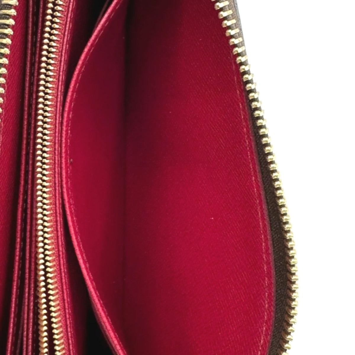Louis Vuitton Monogram Brown Fuchsia Monogram Long Wallet (Bi-Fold) (Pre-Owned)