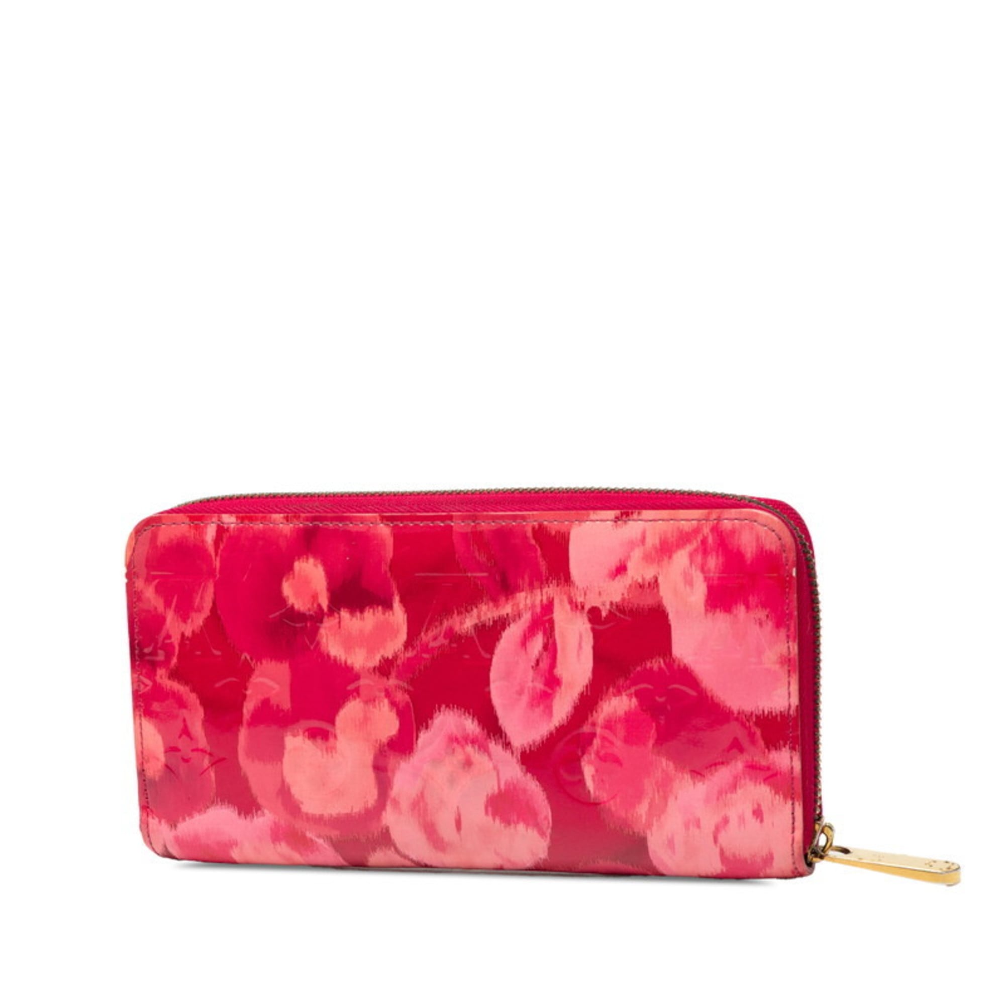 Louis Vuitton Indian Rose Patent Leather Long Wallet (Bi-Fold) (Pre-Owned)