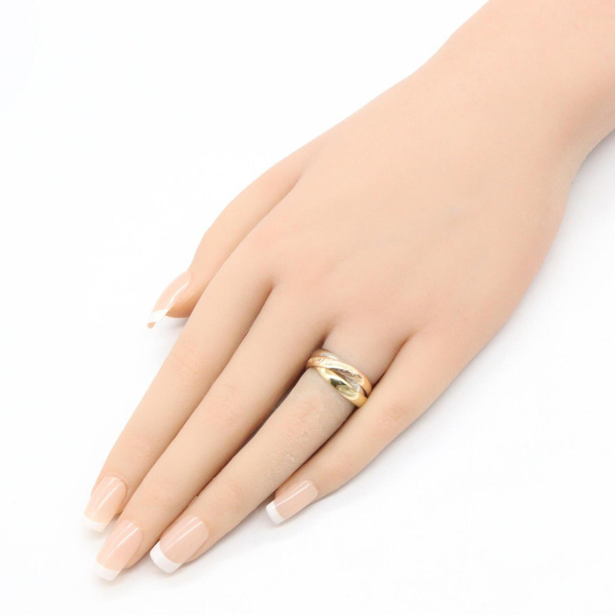Cartier Gold Silver Yellow Gold (18K) Pink Gold (18K) White Gold (18K) Band Ring (Pre-Owned)
