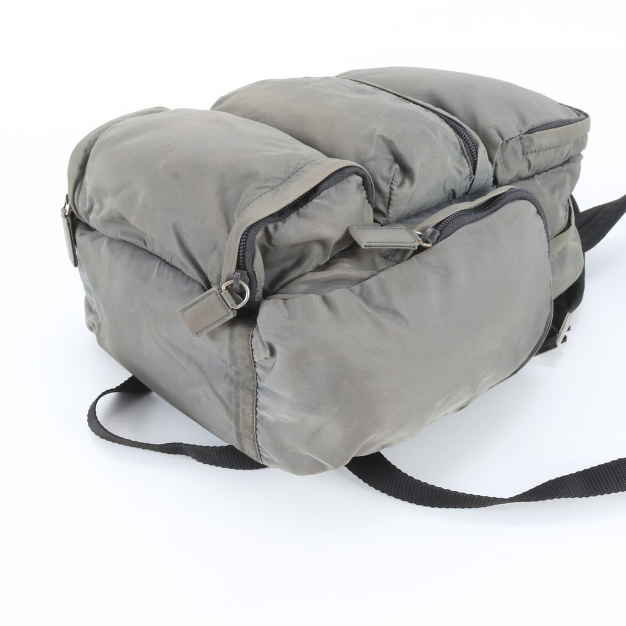 Prada Green Khaki Shoulder Bag (Pre-Owned)