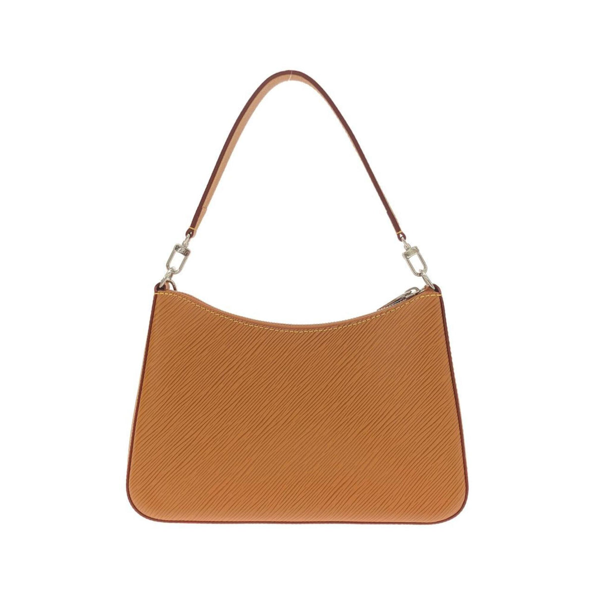 Louis Vuitton Brown Leather Pouch Shoulder Bag (Pre-Owned)