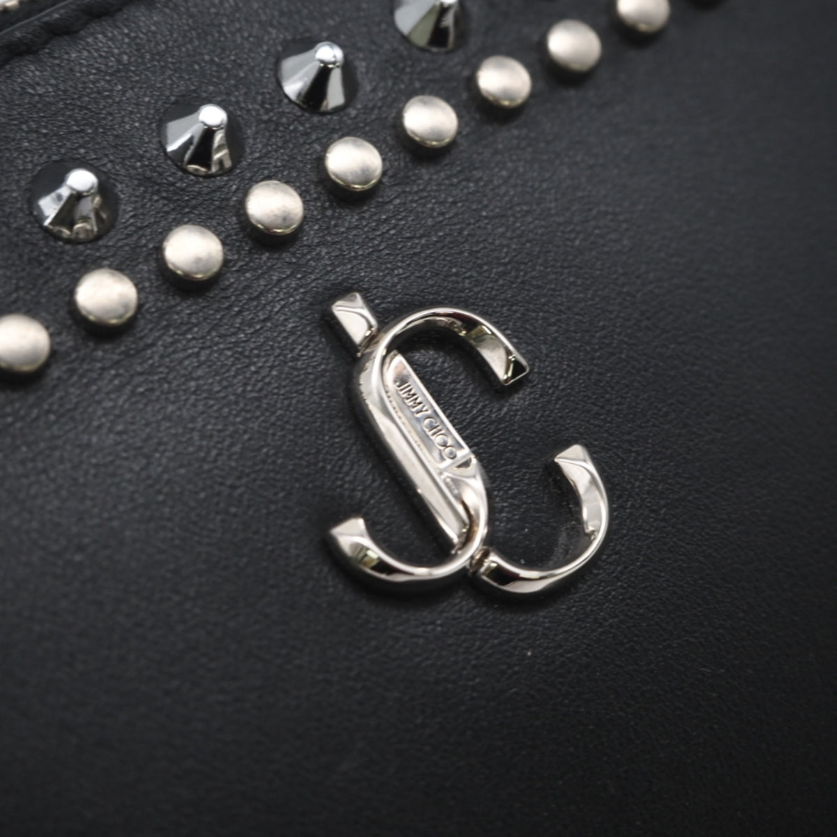 Jimmy Choo Black Leather Clutch Bag (Pre-Owned)