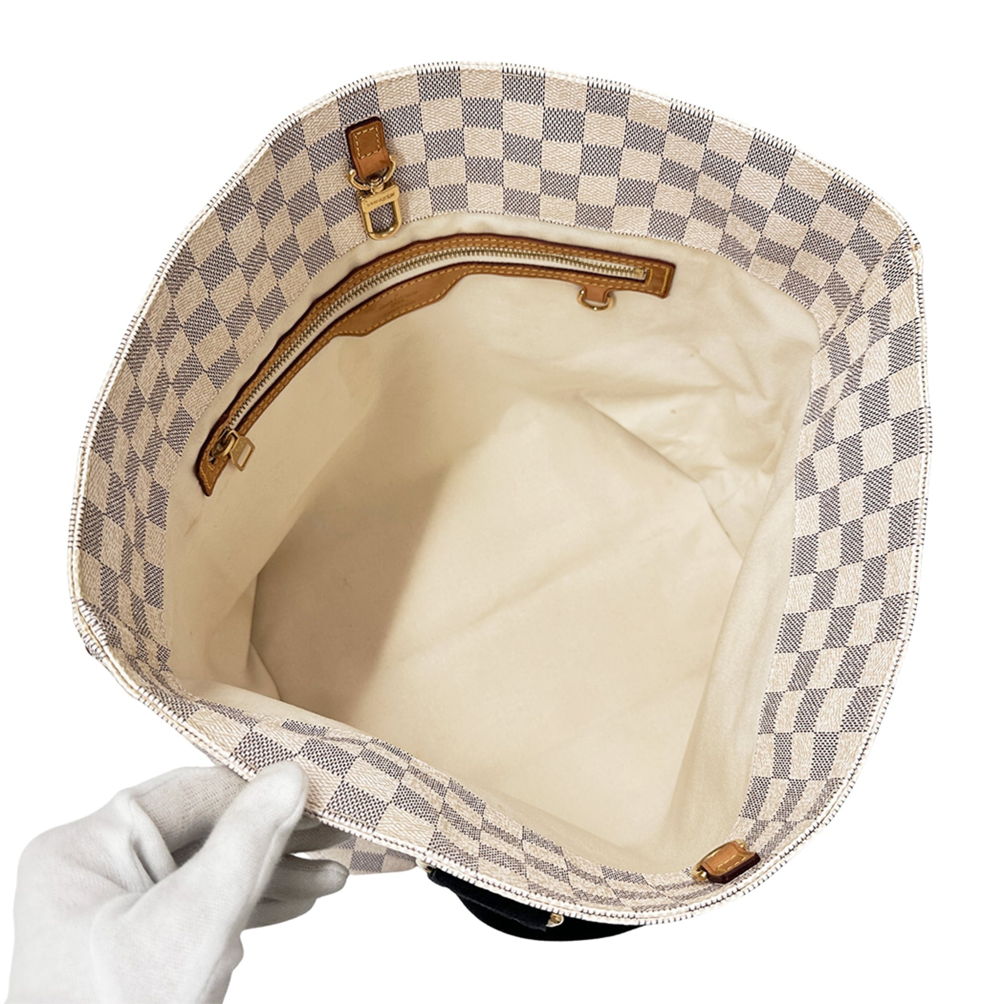 Louis Vuitton Damier Azur Damier Azur Handbag Tote Bag (Pre-Owned)