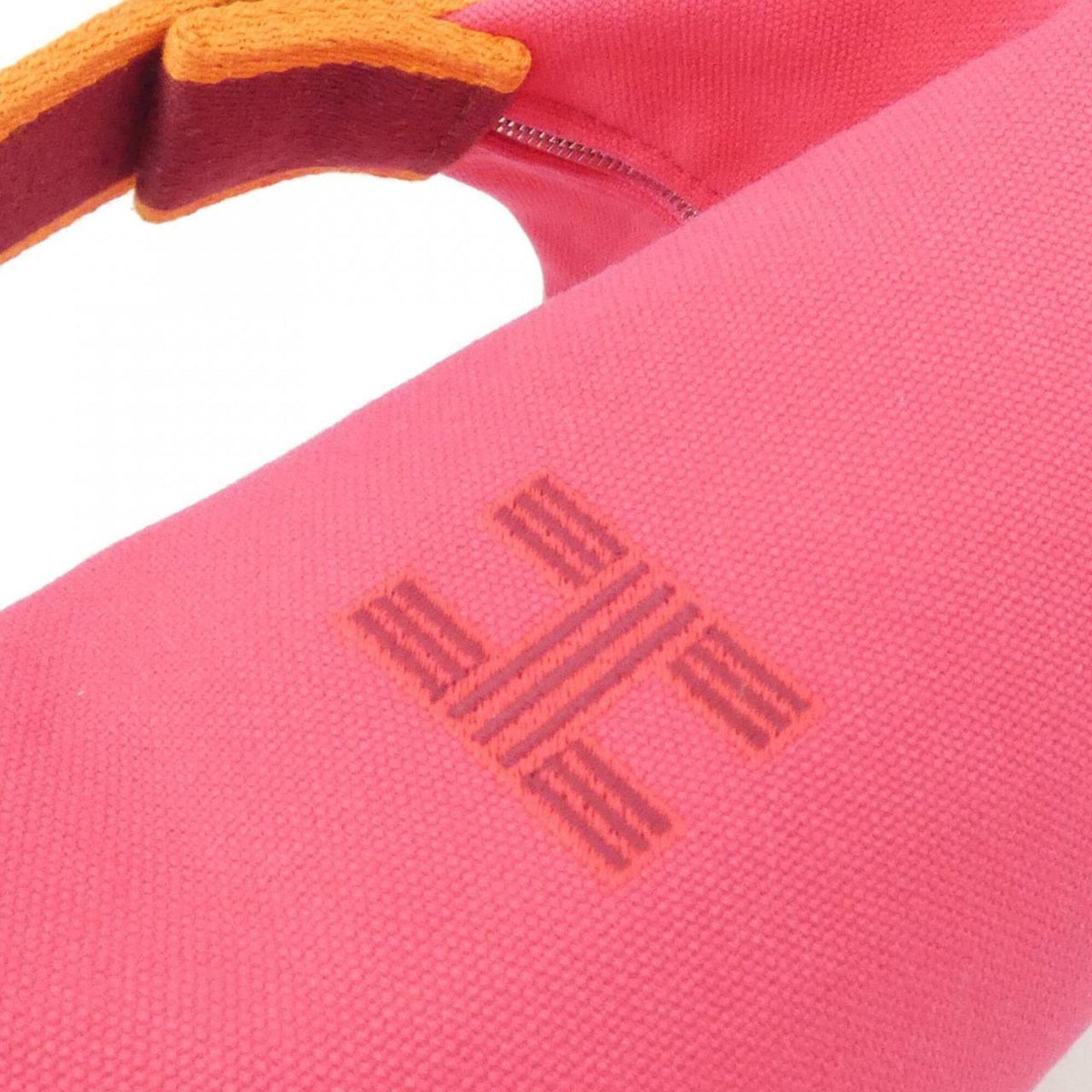 Hermes Pink Canvas Handbag Pouch (Pre-Owned)