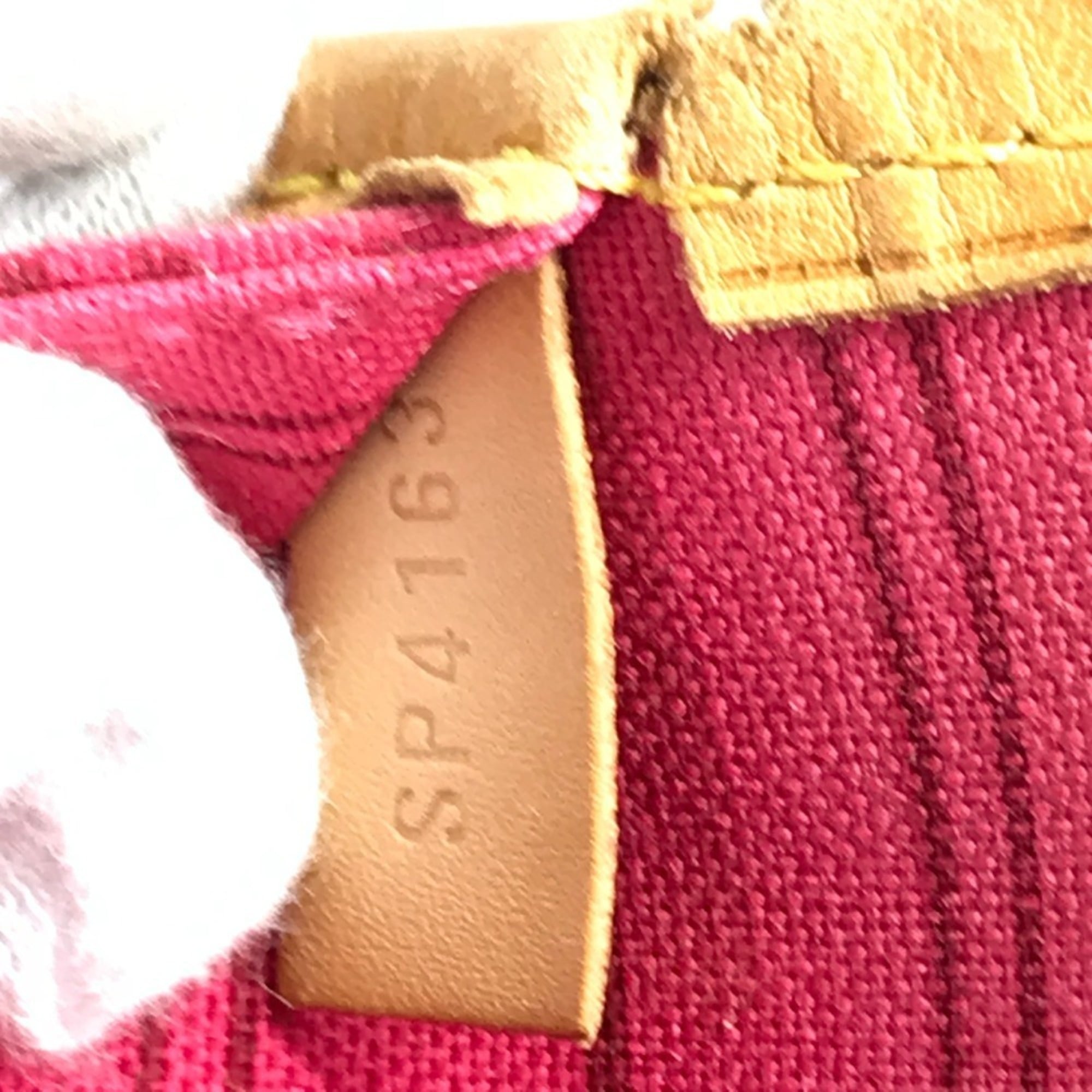 Louis Vuitton Brown Galle Monogram Pink Pivoine Monogram Shoulder Bag Tote Bag (Pre-Owned)