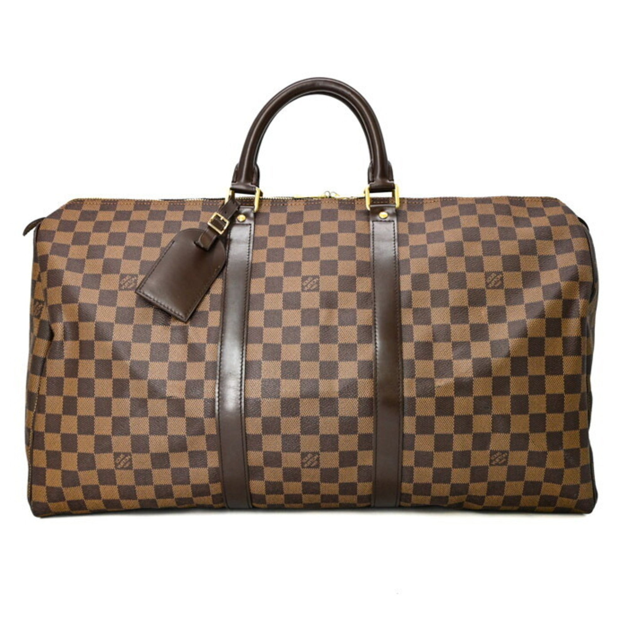 Louis Vuitton Brown Damier Canvas Damier Canvas Boston Bag (Pre-Owned)