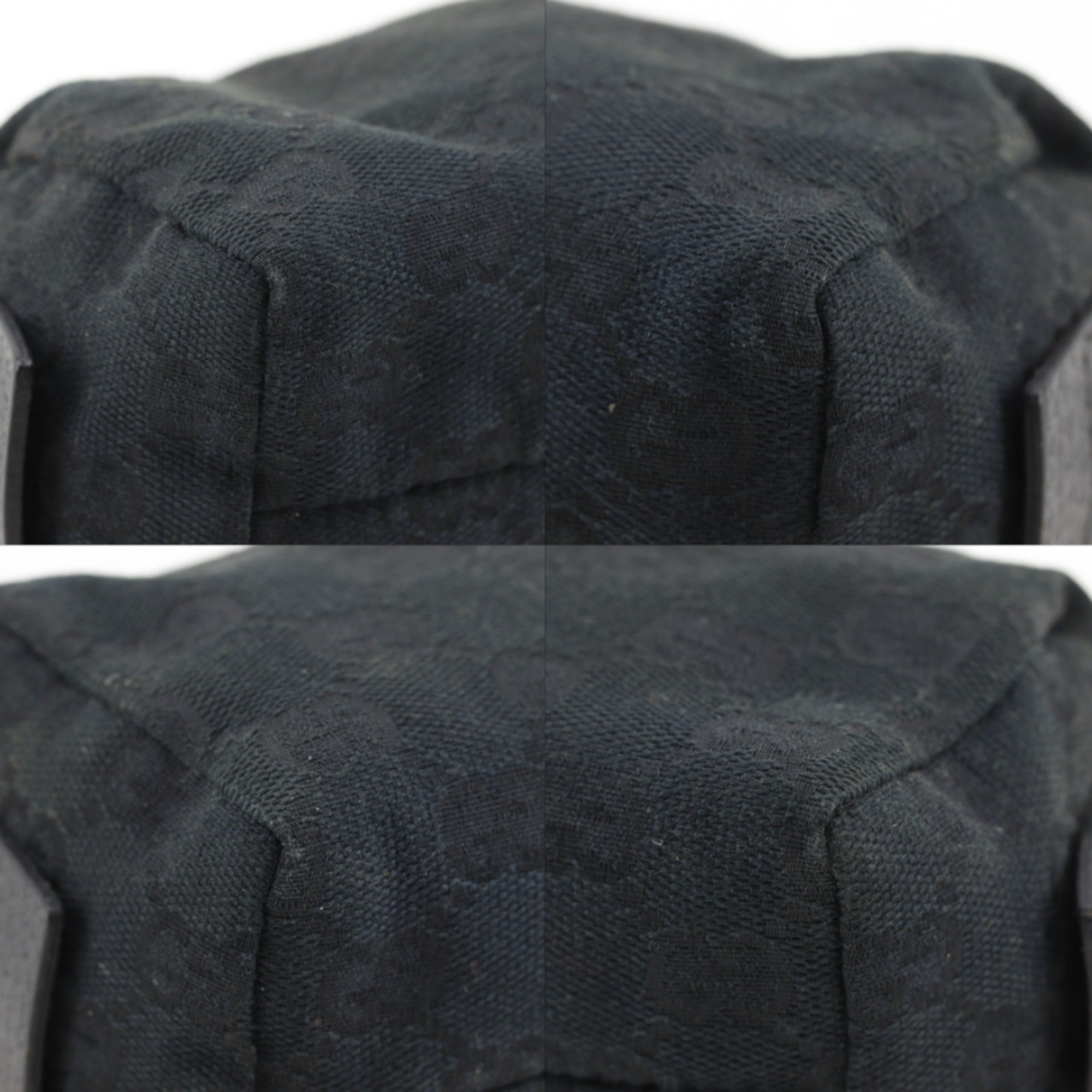 Gucci Black Gg Canvas Pouch (Pre-Owned)