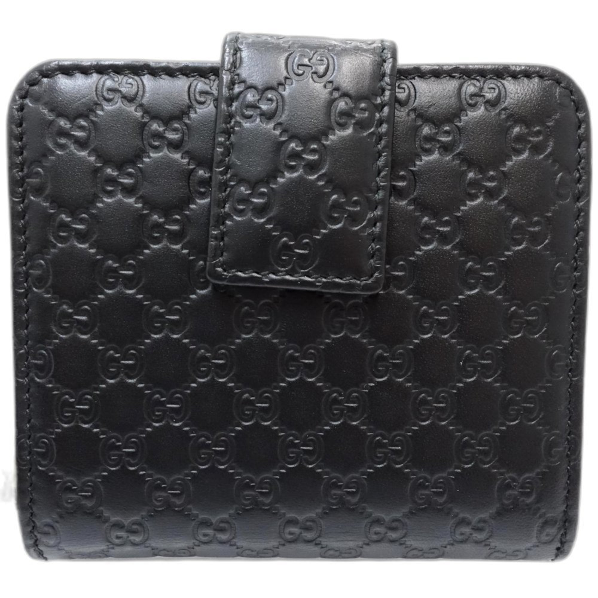 Gucci Black Leather Wallet (Bi-Fold) (Pre-Owned)