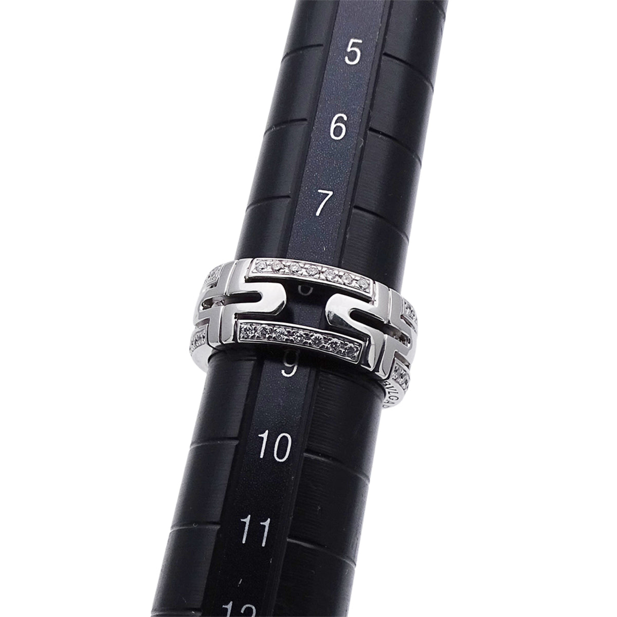 Bvlgari White Gold White Gold (18K) Band Ring (Pre-Owned)