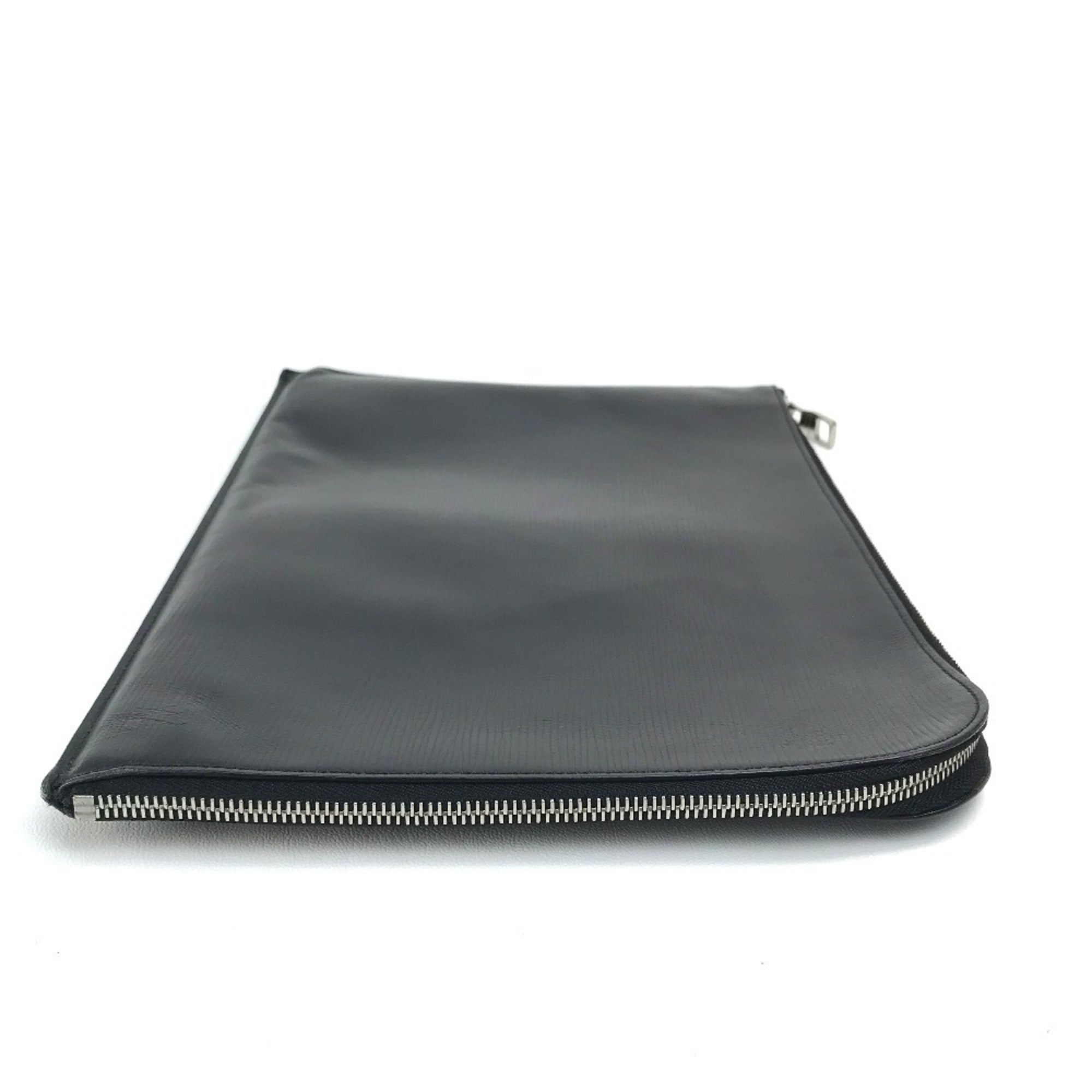 Louis Vuitton Epi Black Noir Epi Leather Clutch Bag Pochette (Pre-Owned)