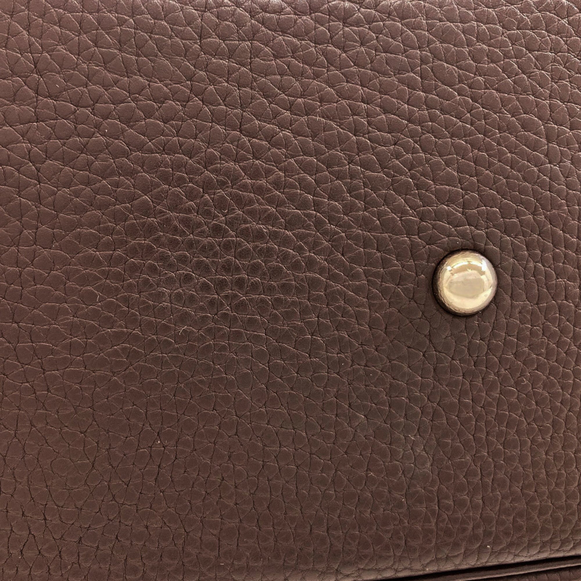 Hermes Dark Brown Handbag (Pre-Owned)