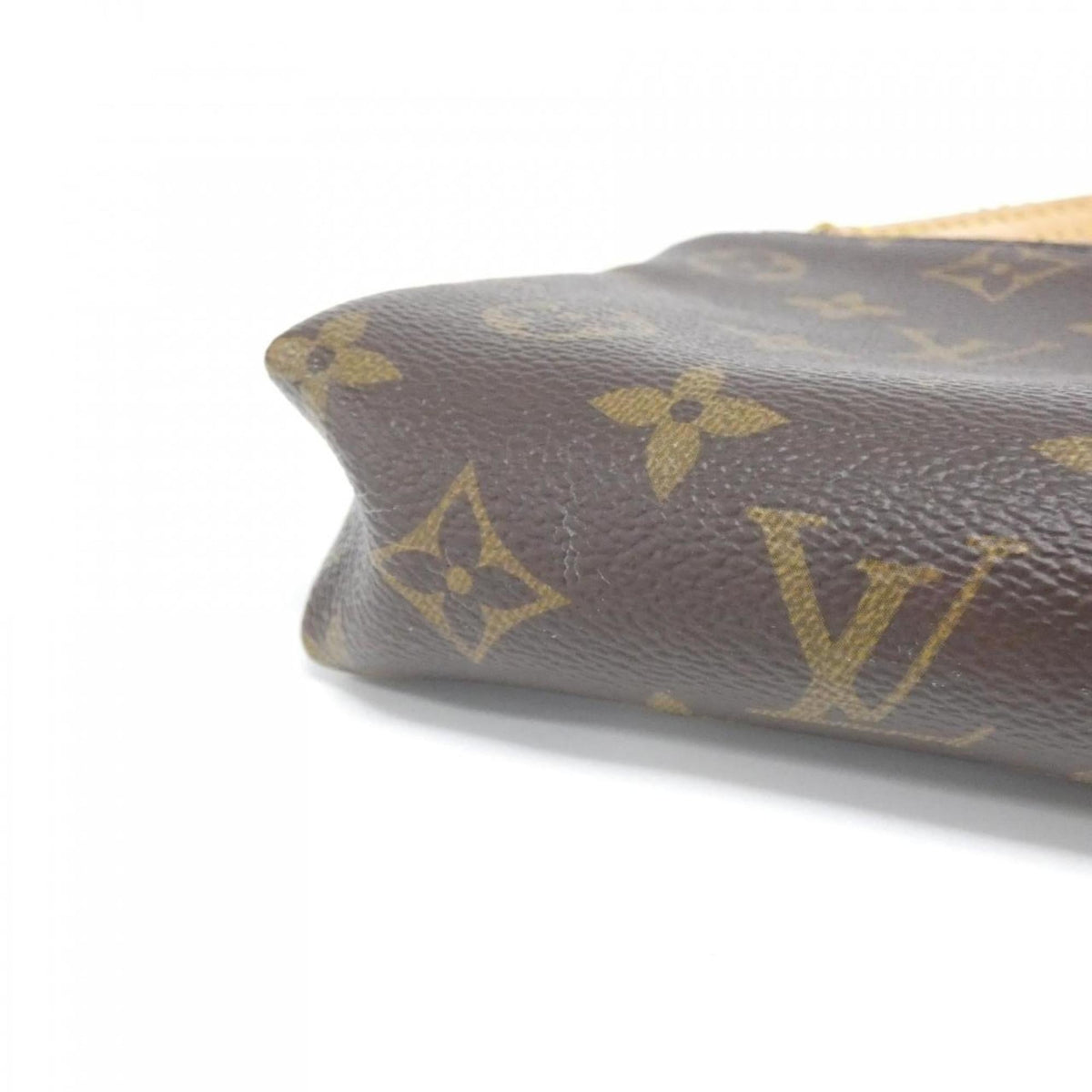 Louis Vuitton Monogram Cerise Marron Coated Canvas Shoulder Bag (Pre-Owned)