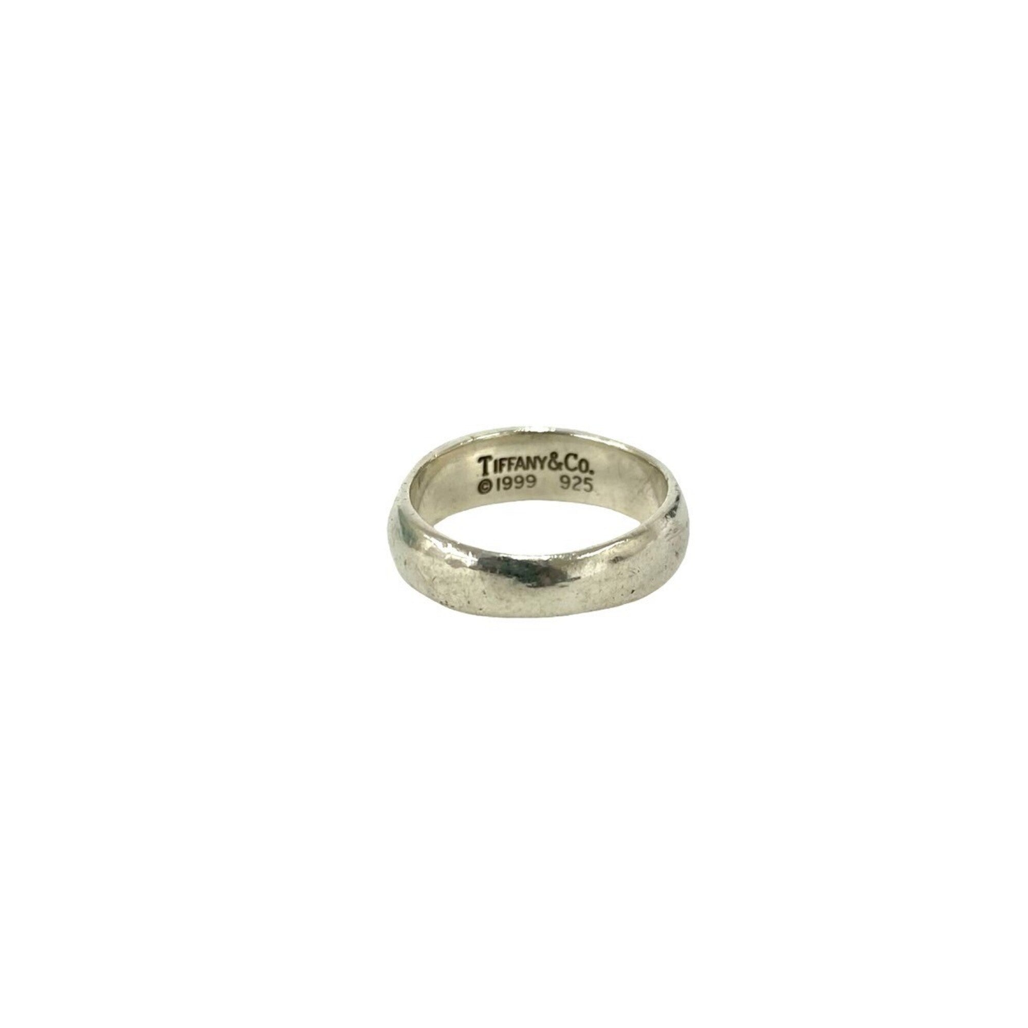 Tiffany Silver Silver 925 Band Ring (Pre-Owned)