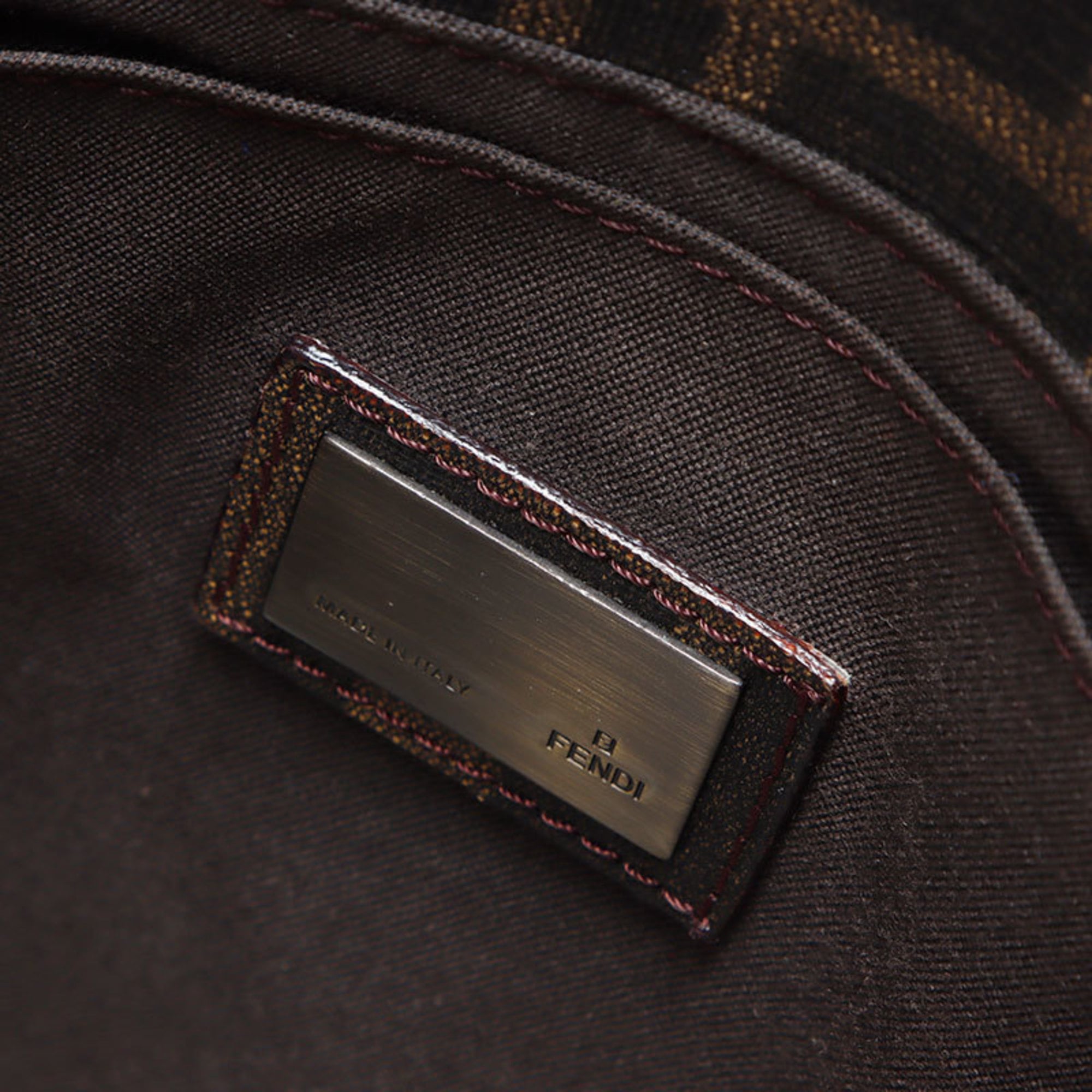 Fendi Brown Pvc Shoulder Bag (Pre-Owned)
