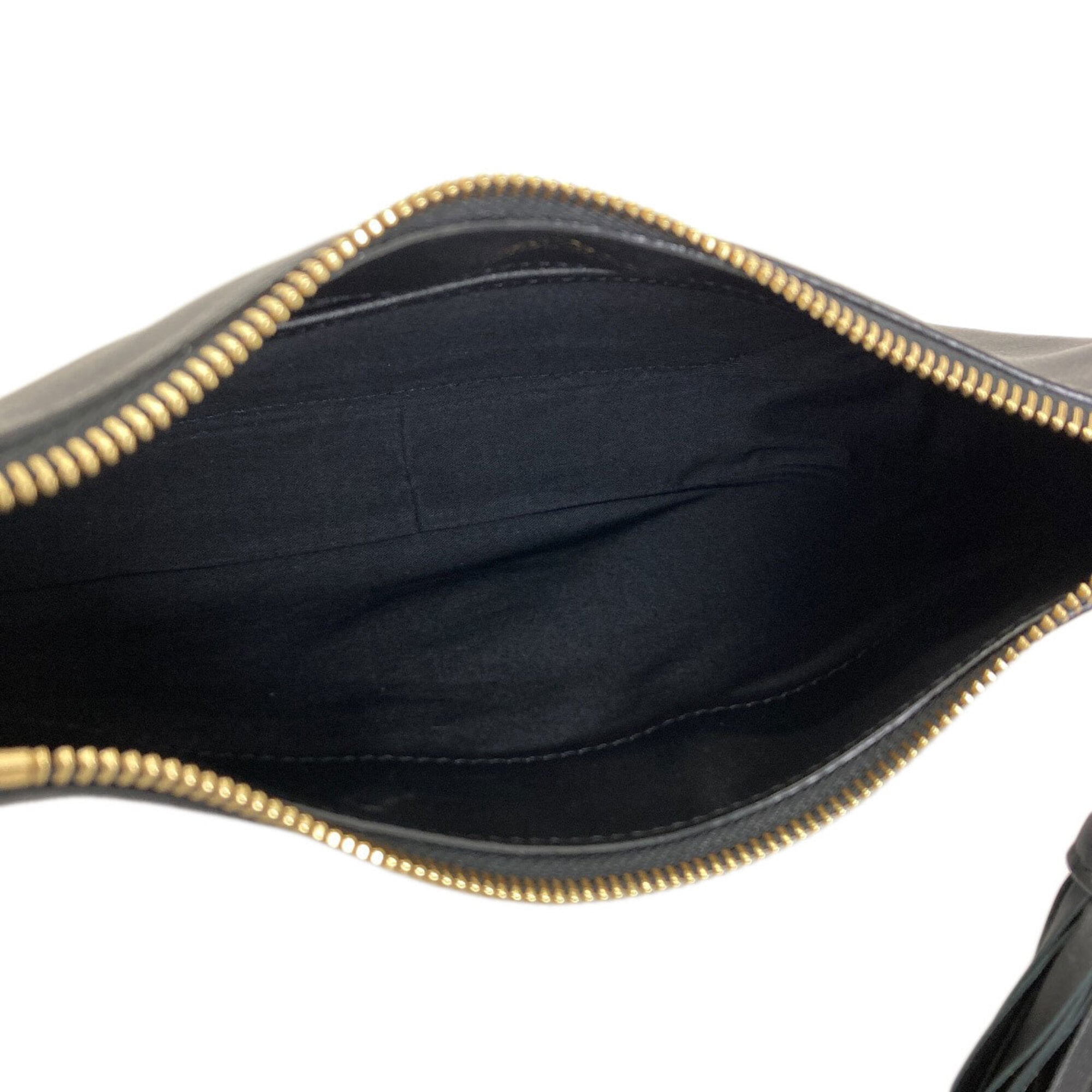 Jimmy Choo Black Leather Shoulder Bag (Pre-Owned)