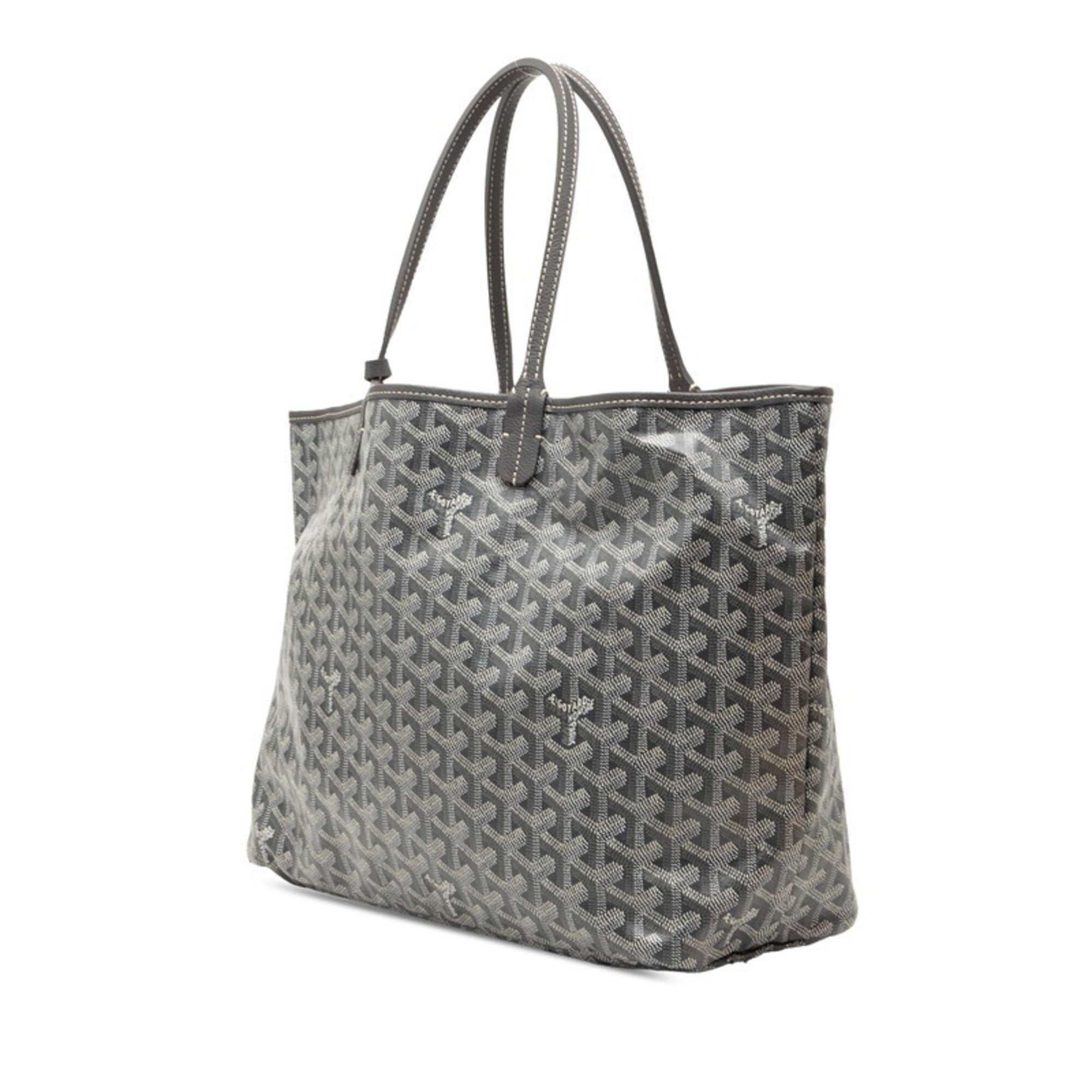 Goyard Gray Pvc Leather Shoulder Bag Tote Bag (Pre-Owned)
