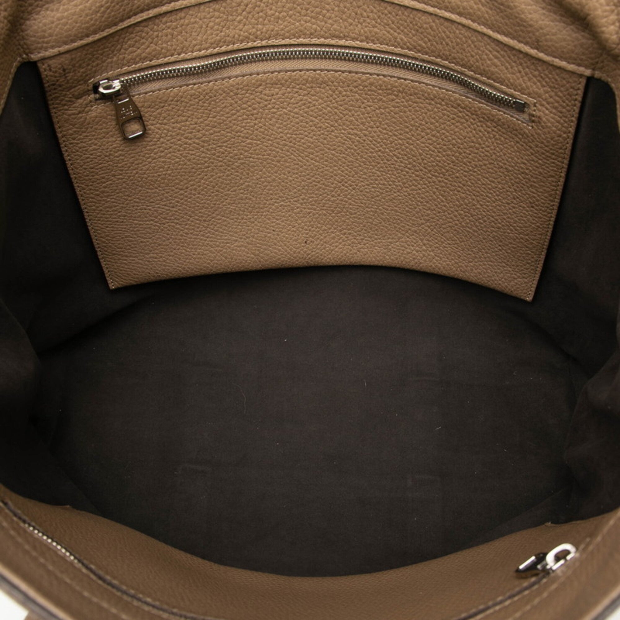 Louis Vuitton Brown Leather Shoulder Bag Tote Bag (Pre-Owned)