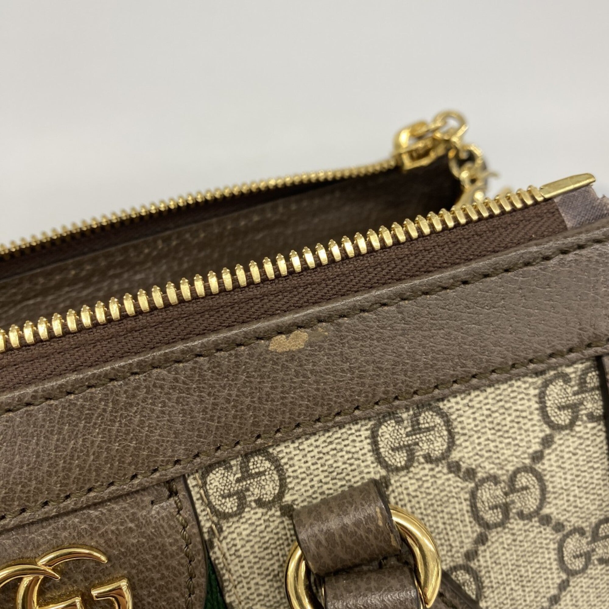 Gucci Brown Pvc Handbag (Pre-Owned)