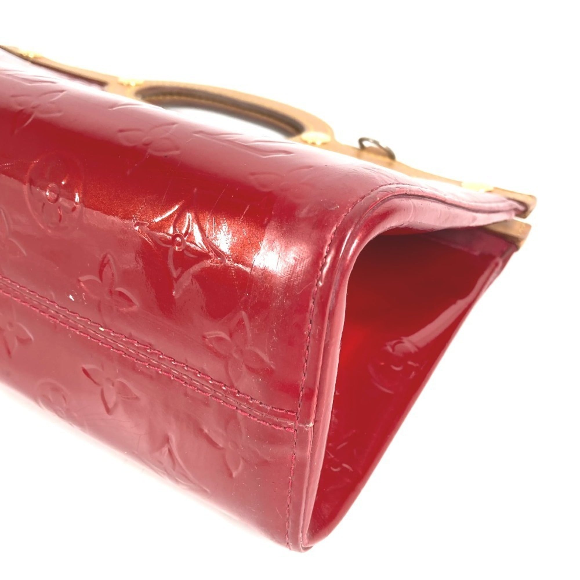 Louis Vuitton Monogram Vernis Pomme D'amour Red Color Monogram Vernis Handbag (Pre-Owned)