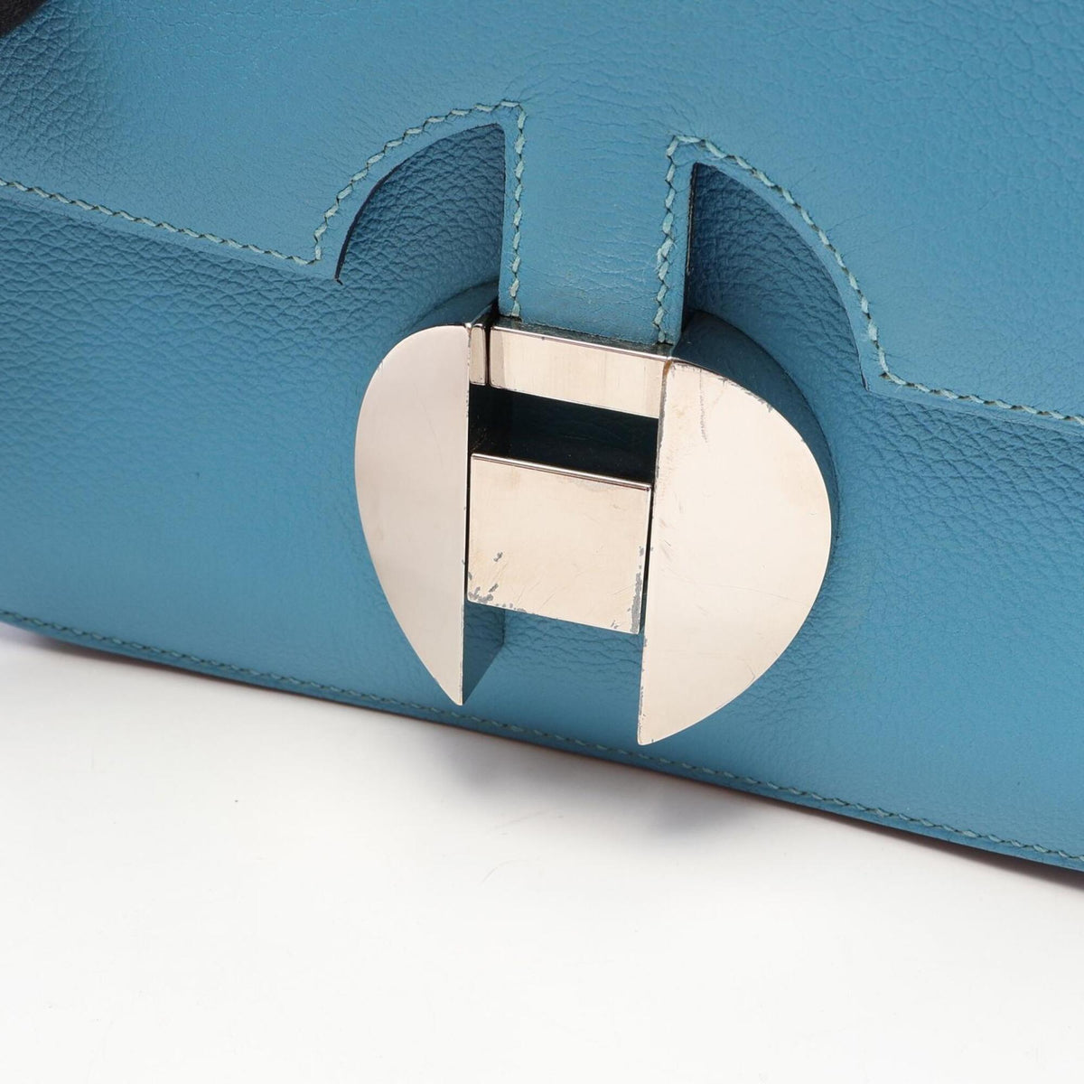 Hermes Blue Handbag Shoulder Bag (Pre-Owned)