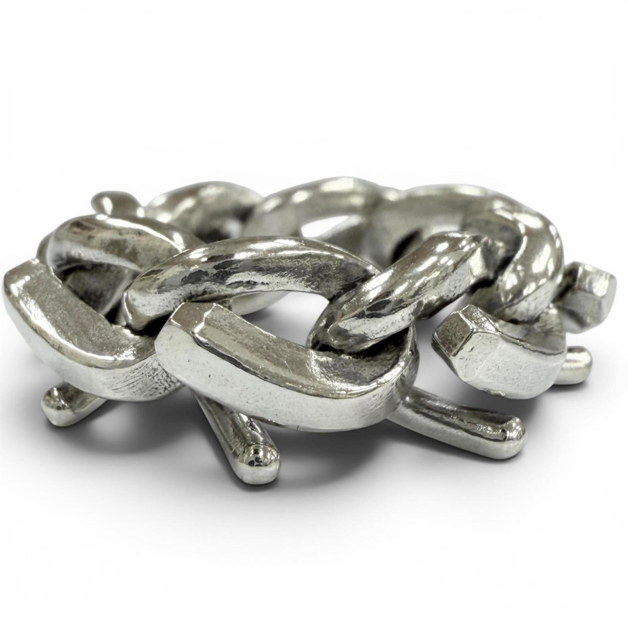 Tiffany Silver Silver 925 Band Ring (Pre-Owned)