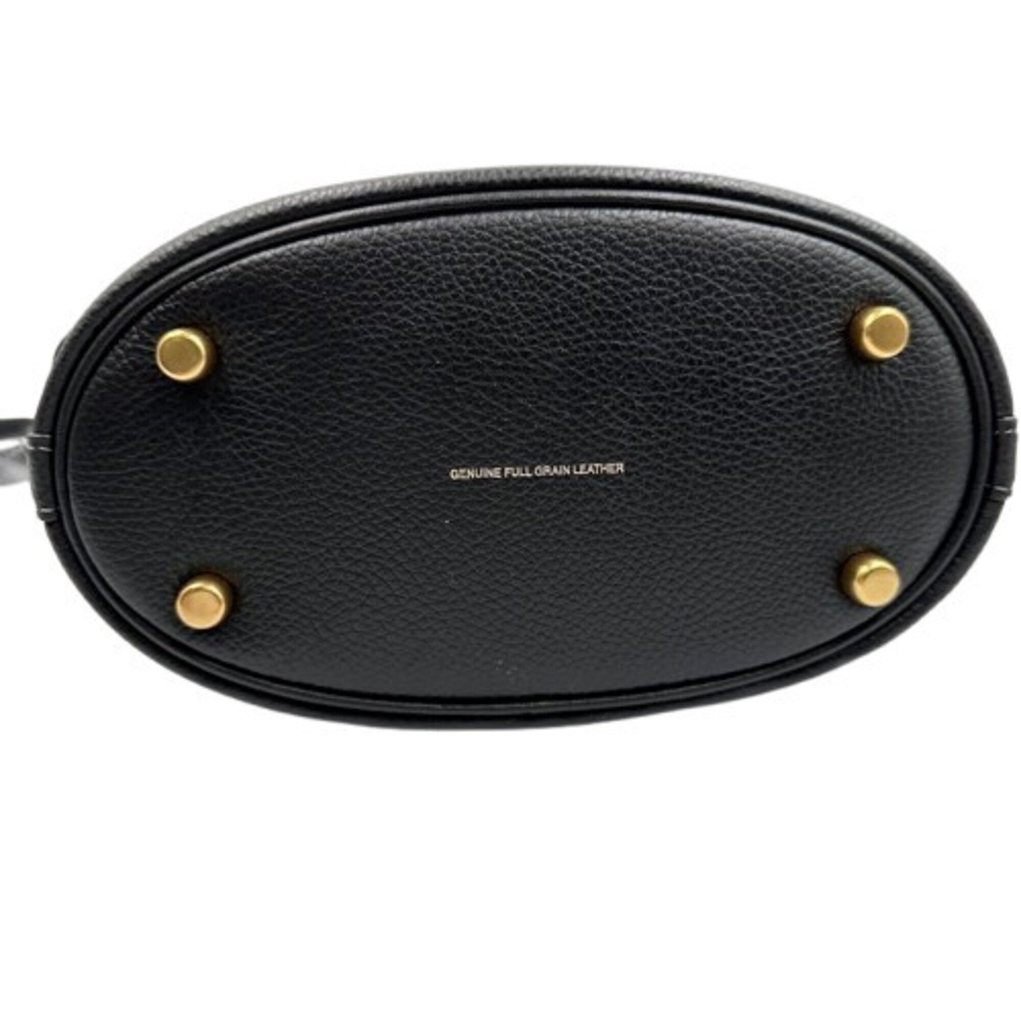 Coach Black Leather Shoulder Bag (Pre-Owned)