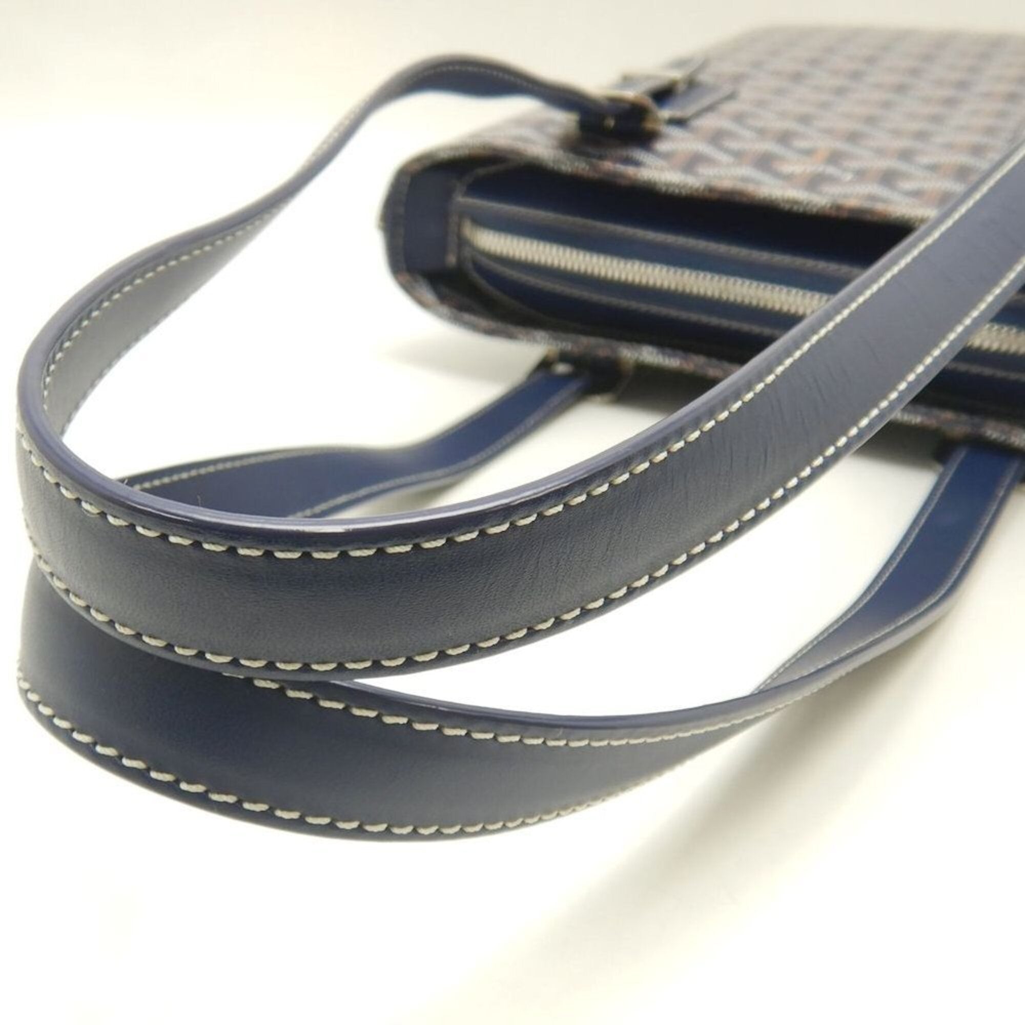 Goyard Navy Coated Canvas Tote Bag (Pre-Owned)