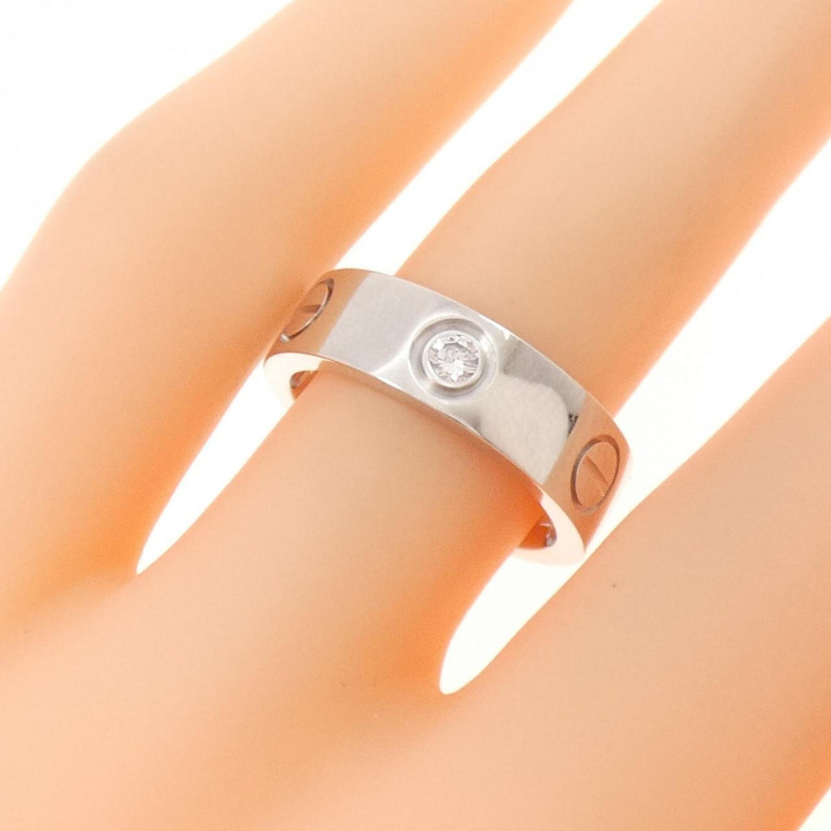 Cartier Love White Gold (18K) Band Ring (Pre-Owned)