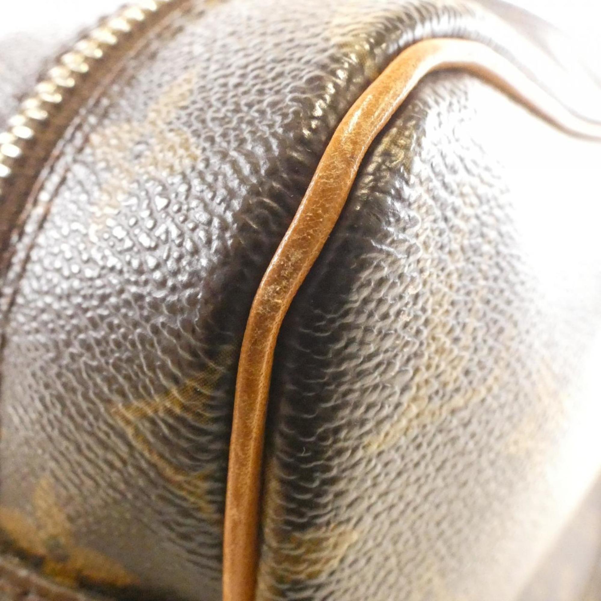 Louis Vuitton Marron Coated Canvas Shoulder Bag (Pre-Owned)