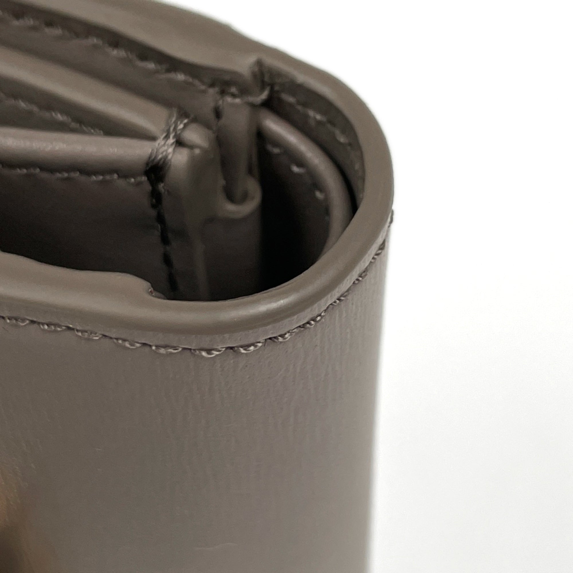Celine Gray Leather Wallet (Bi-Fold) (Pre-Owned)