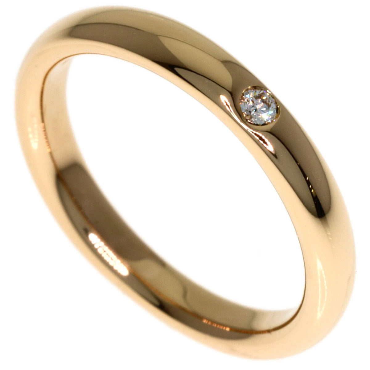 Tiffany Pink Gold (18K) Band Ring (Pre-Owned)