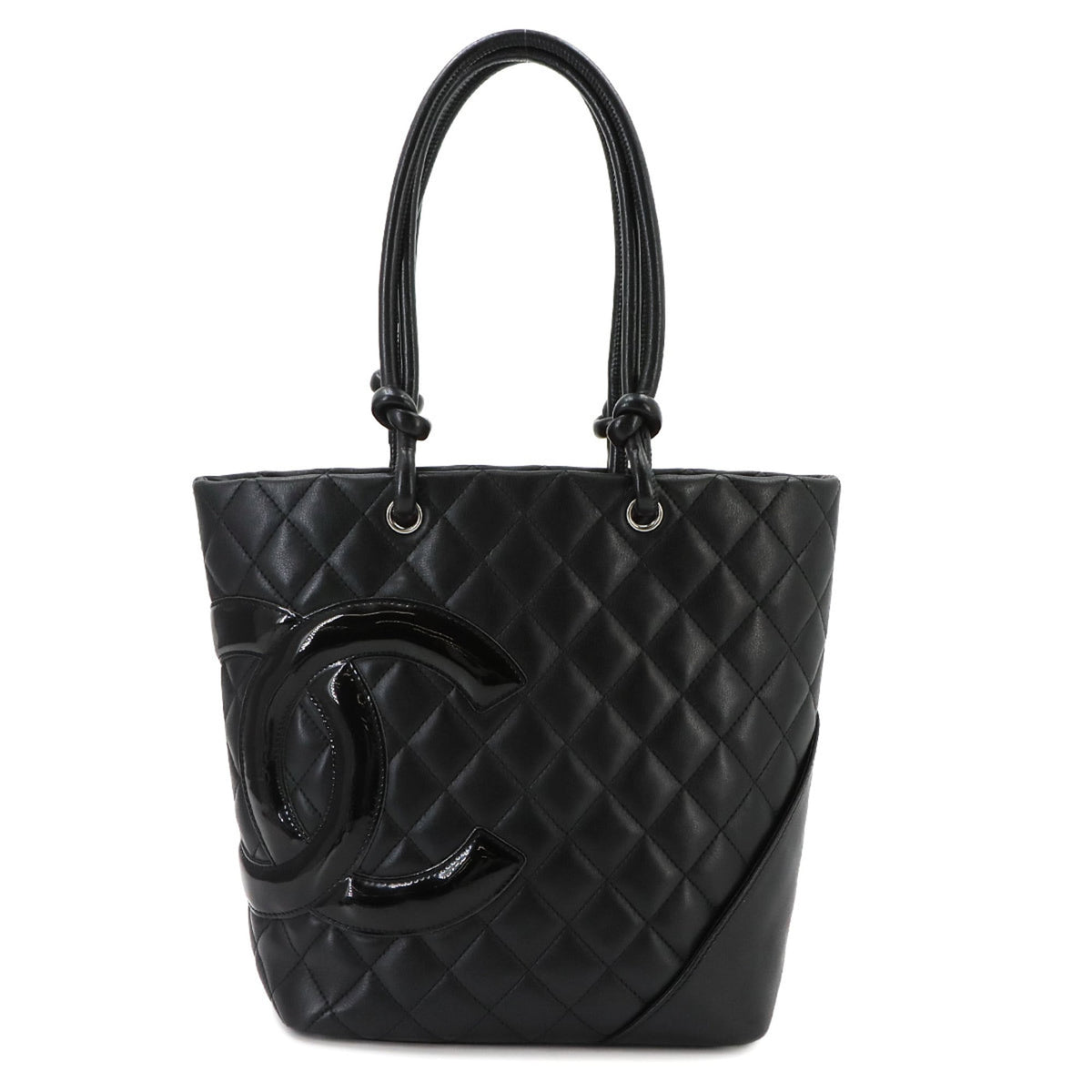 Chanel Black Cambon Ligne Handbag Tote Bag (Pre-Owned)