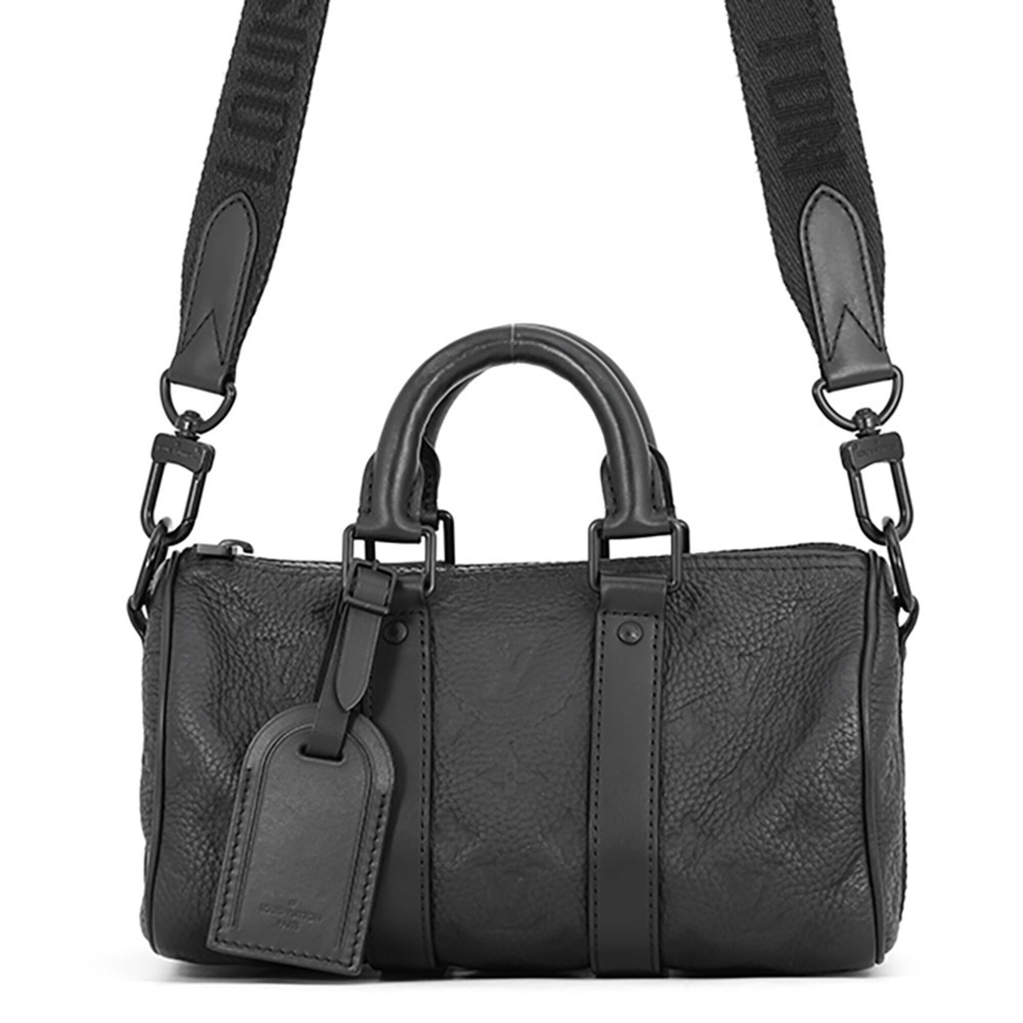 Louis Vuitton Monogram Noir Monogram Leather Handbag (Pre-Owned)