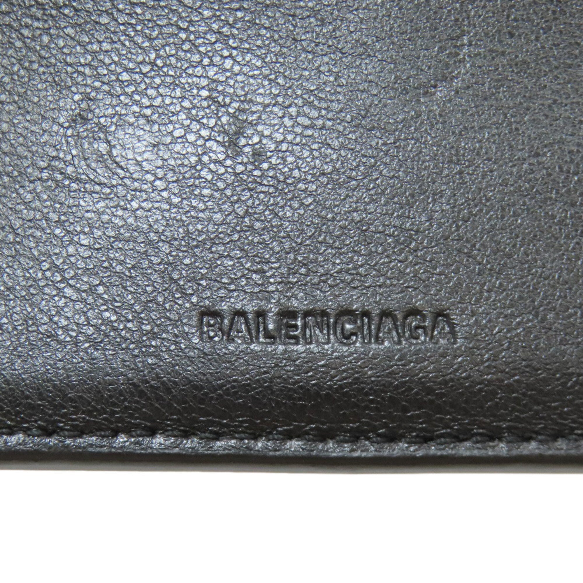 Balenciaga Black Leather Wallet (Bi-Fold) (Pre-Owned)