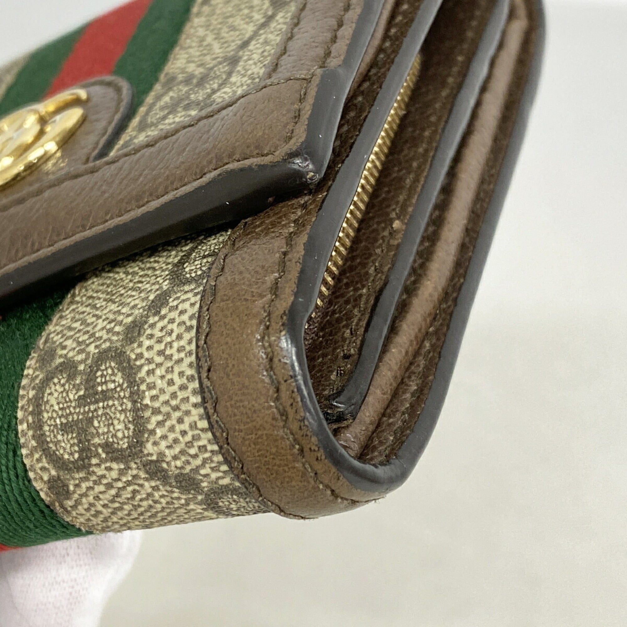 Gucci Brown Pvc Wallet (Bi-Fold) (Pre-Owned)