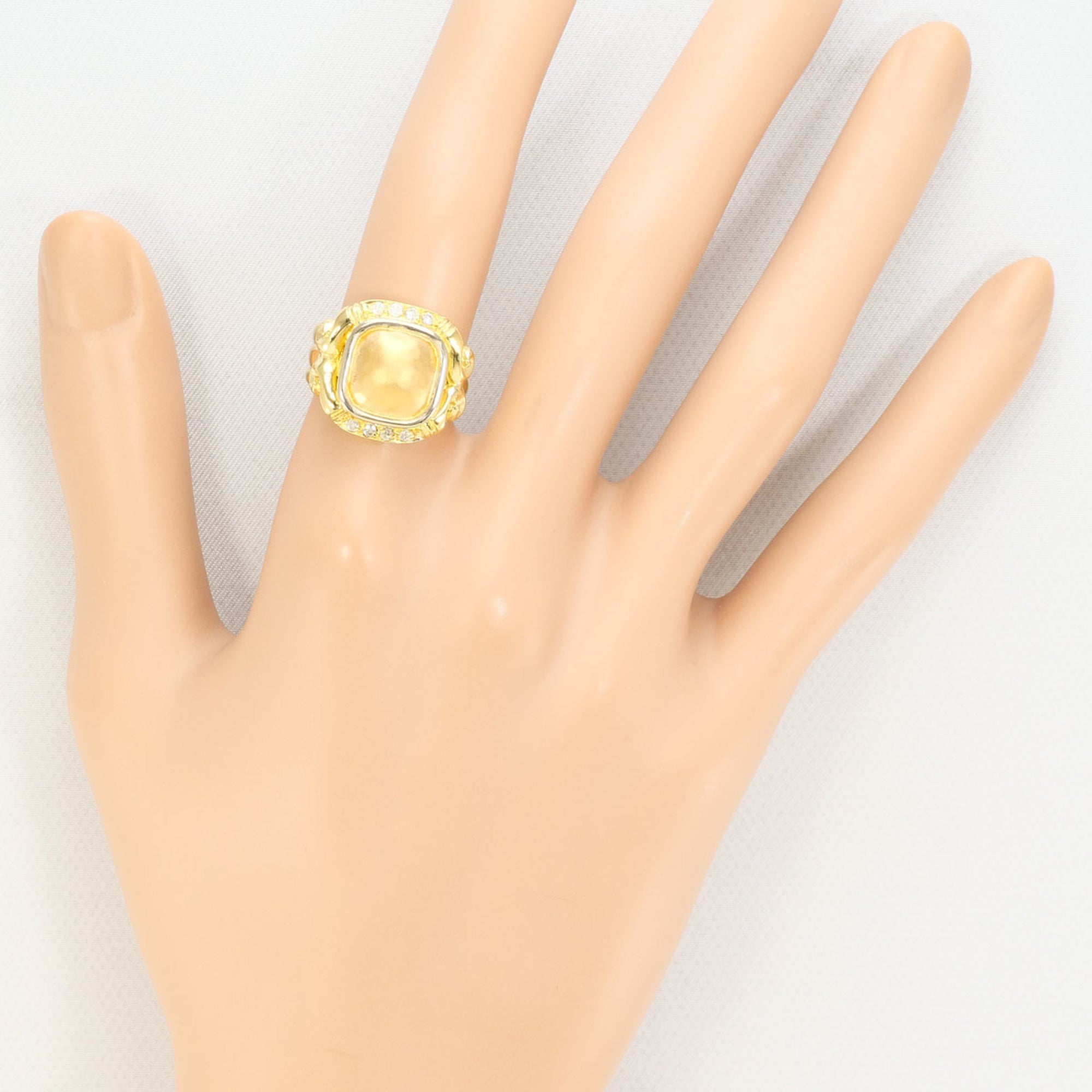Unbranded White Gold Yellow Gold Yellow Gold (18K) White Gold (18K) Band Ring (Pre-Owned)