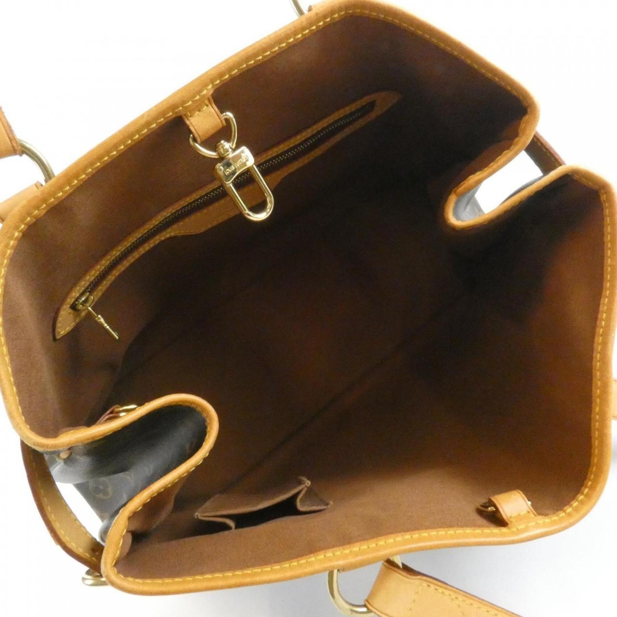 Louis Vuitton Monogram Marron Coated Canvas Handbag (Pre-Owned)