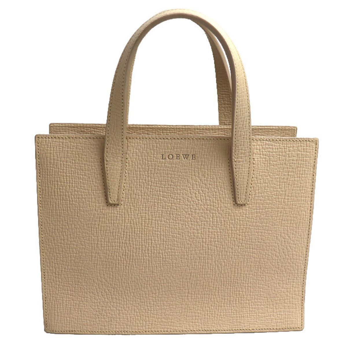 Loewe Beige Leather Handbag (Pre-Owned)